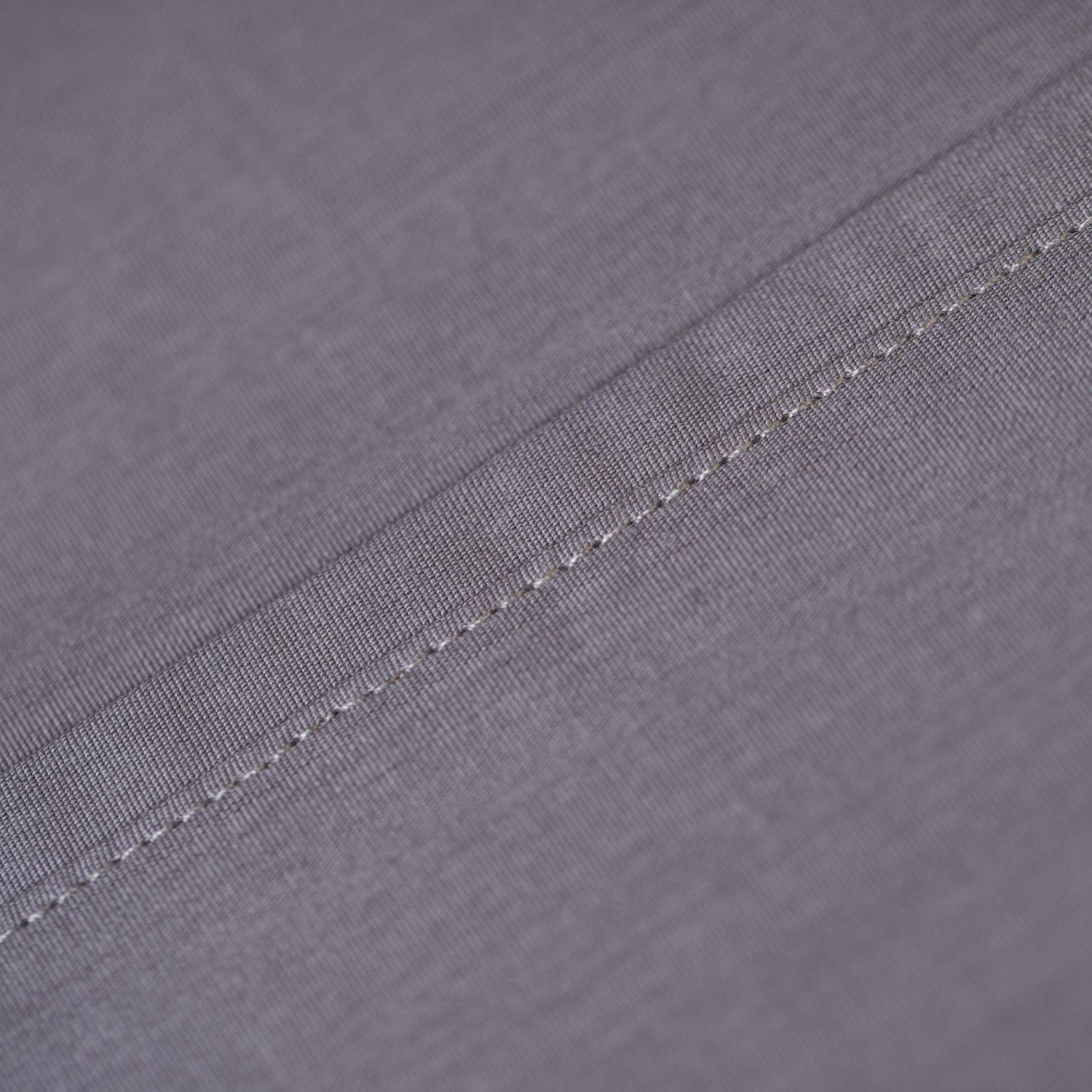 Juego de sábanas Premium King, 300 hilos 100% algodón, color Gris/acero-1