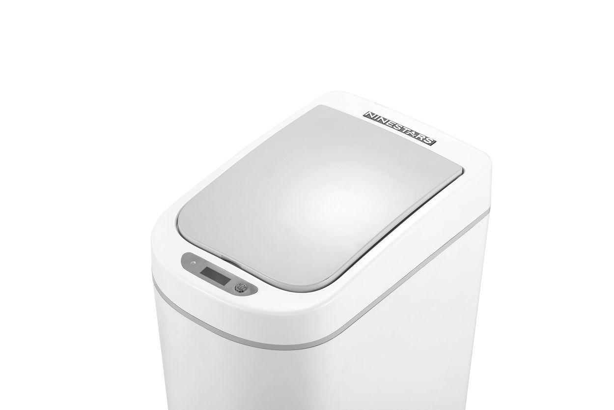 Basurero Automatico Papelera Inteligente Sensor 7 Lts Blanco-4