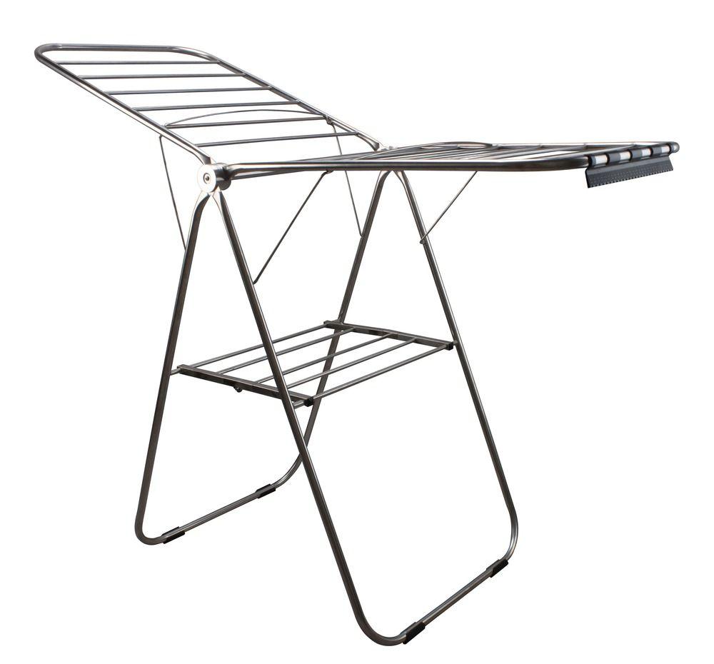 Tendedero de ropa plegable acero inoxidable Kingrack-2