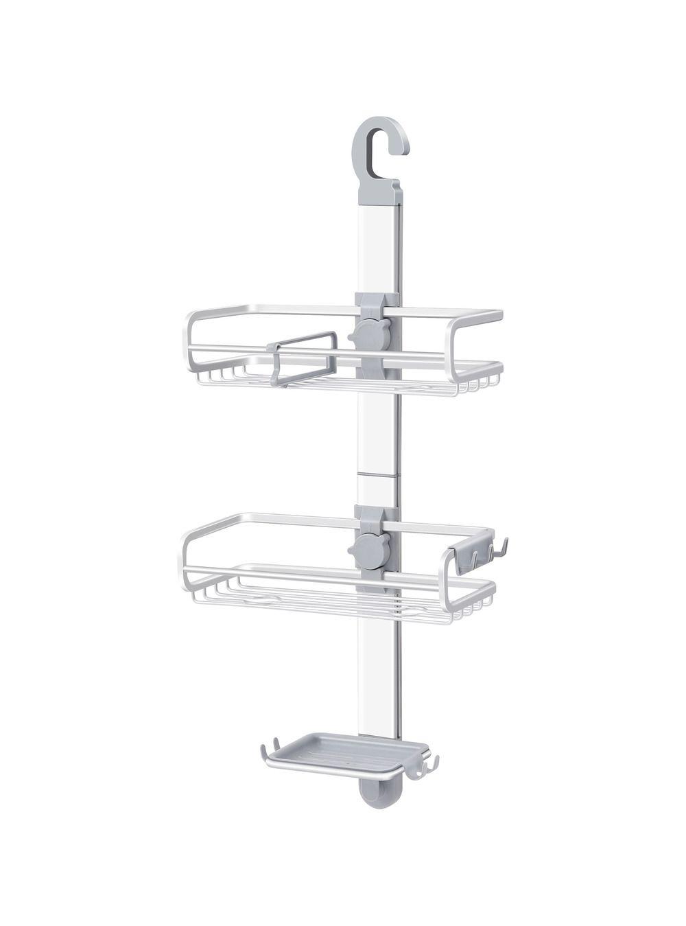 Organizador colgante de ducha aluminio inoxidable baño-0
