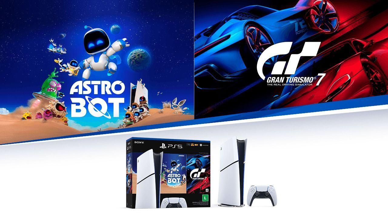 Consola Ps5 Slim Digital Juego Astro Bot Y Gran Turismo 7-2