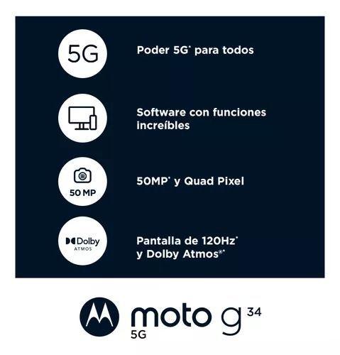 Motorola G34 256 GB Verde Oceano 8 GB RAM-4