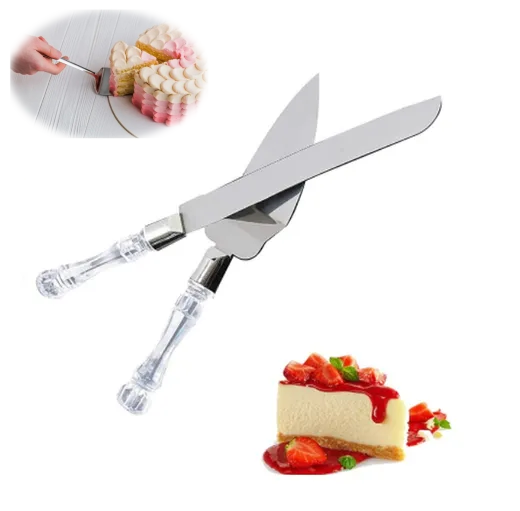 Set Cuchillo y Espátula para Torta -  Matrimonio -Repostería-1