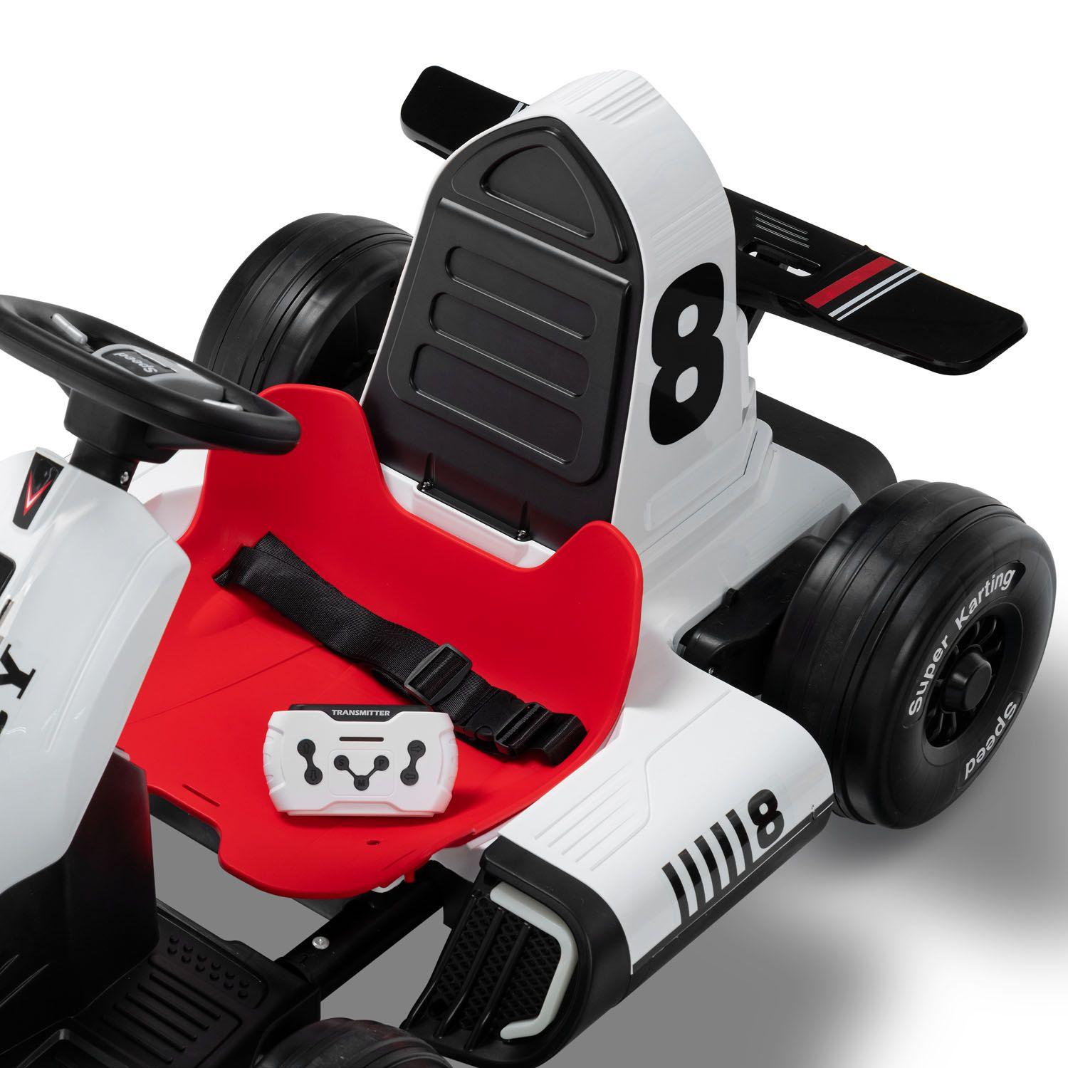 Karting Eléctrico Gokart Blanco-3