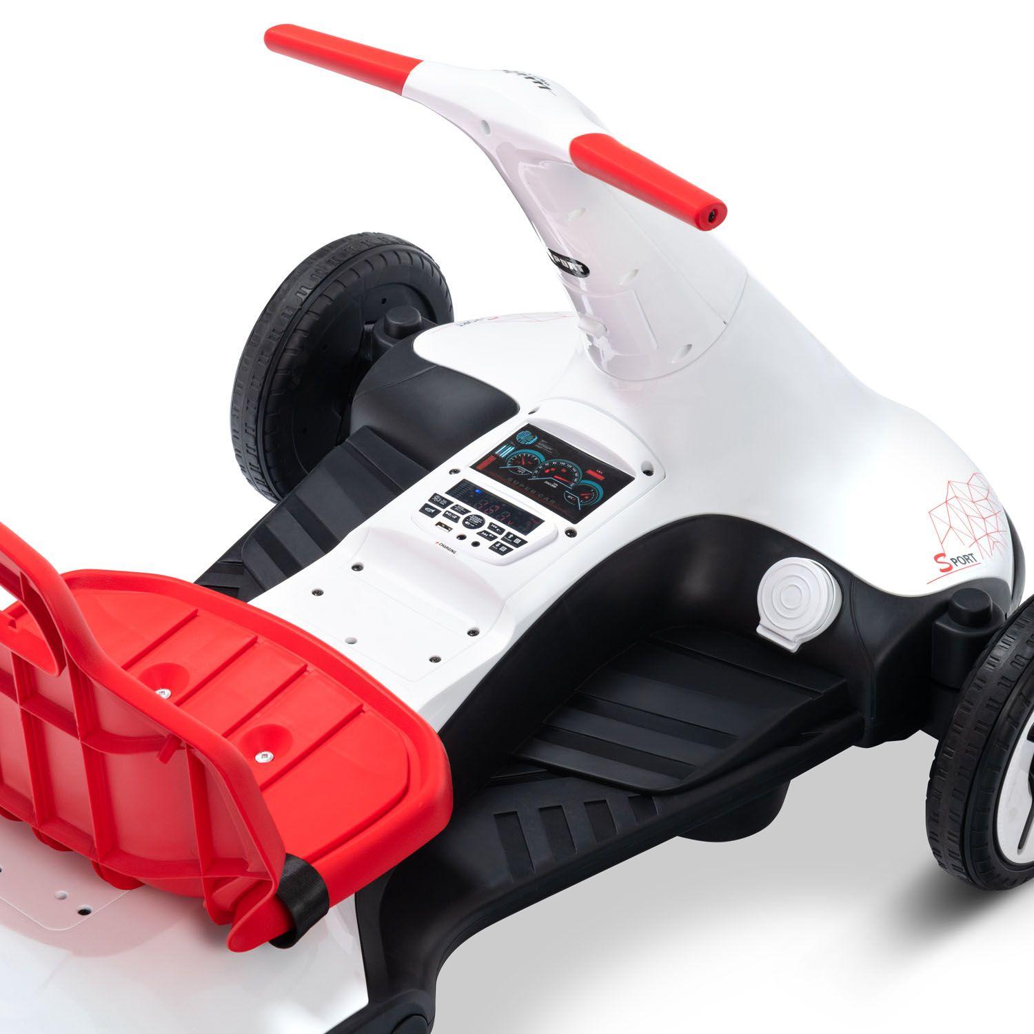 New Gokart Electrico Blanco-3