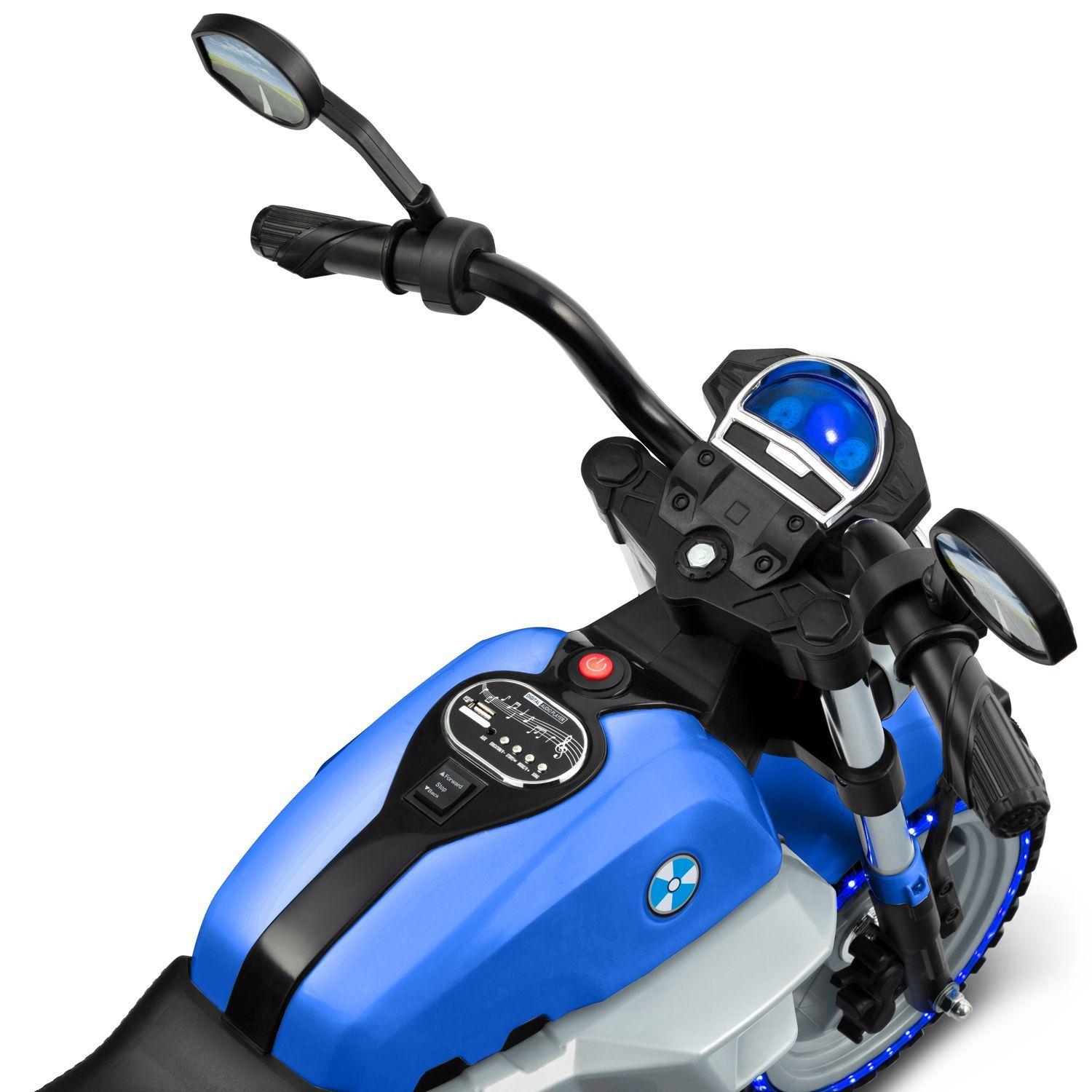 Moto a Bateria Californiana 12V XL Azul-4