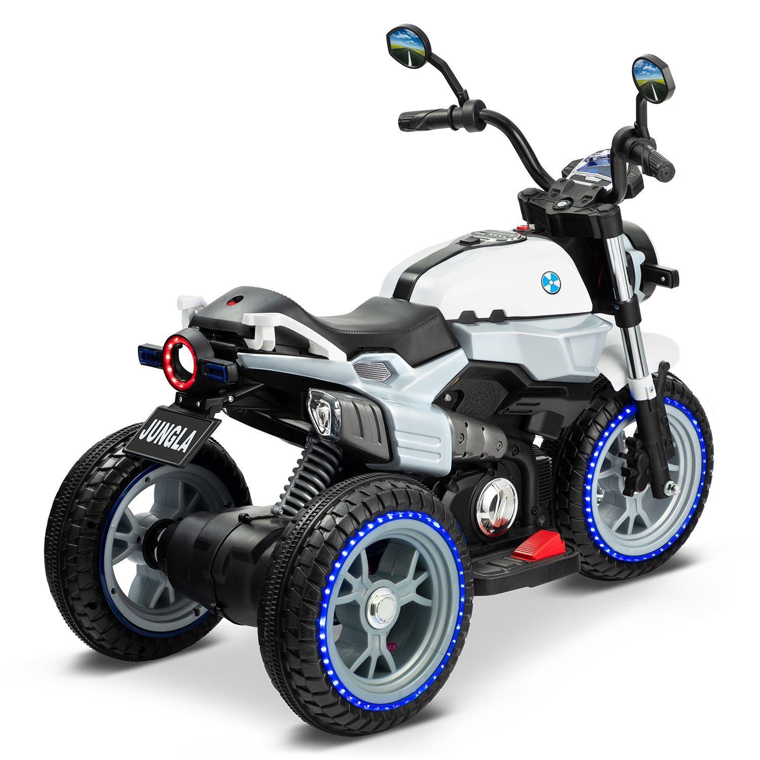 Moto a Bateria Californiana 12V XL Blanco-2