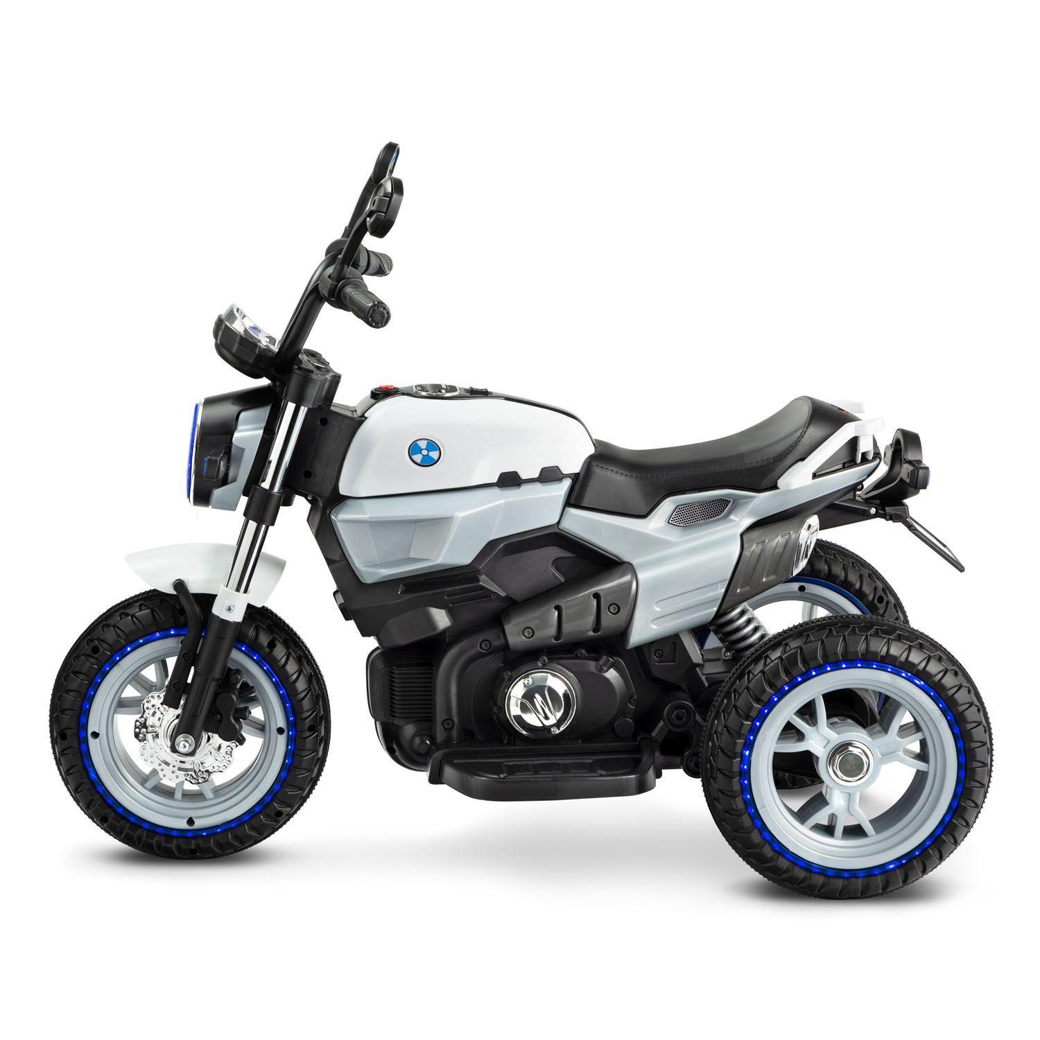 Moto a Bateria Californiana 12V XL Blanco-1