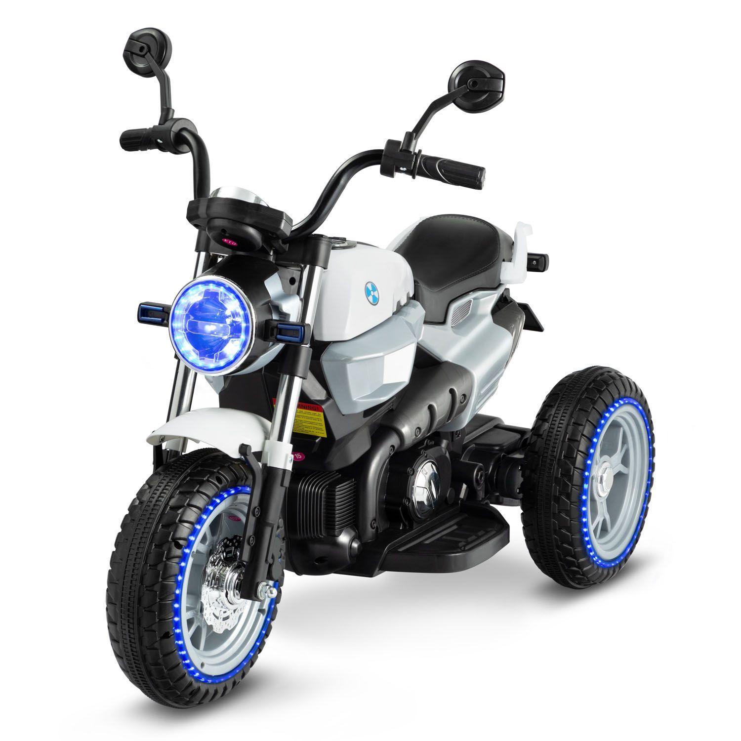 Moto a Bateria Californiana 12V XL Blanco-0