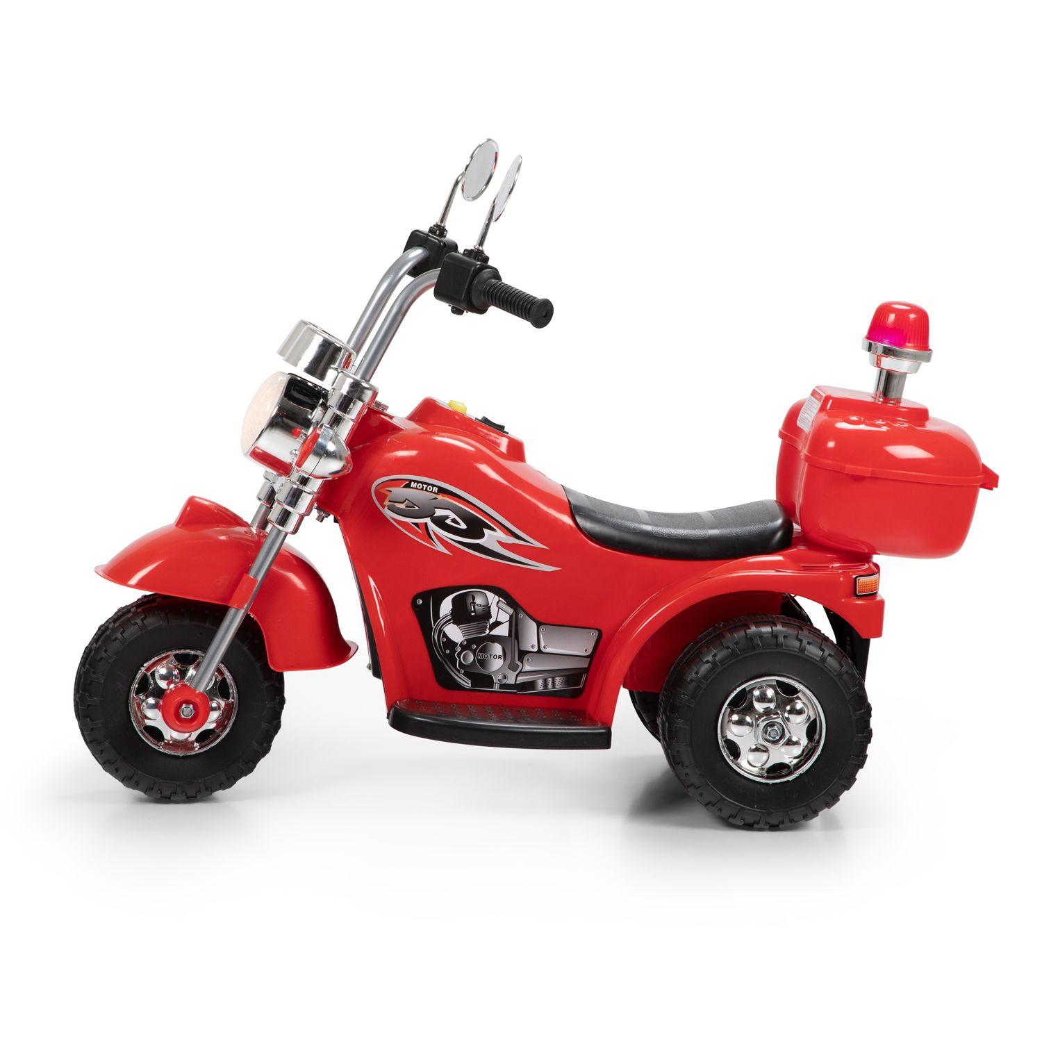 Moto a Bateria Choper Rojo-1