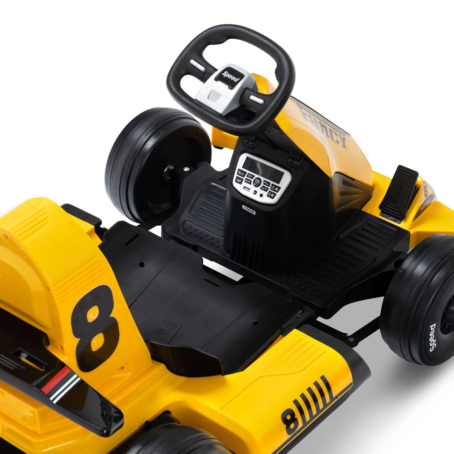 Karting Eléctrico Gokart Amarillo-3