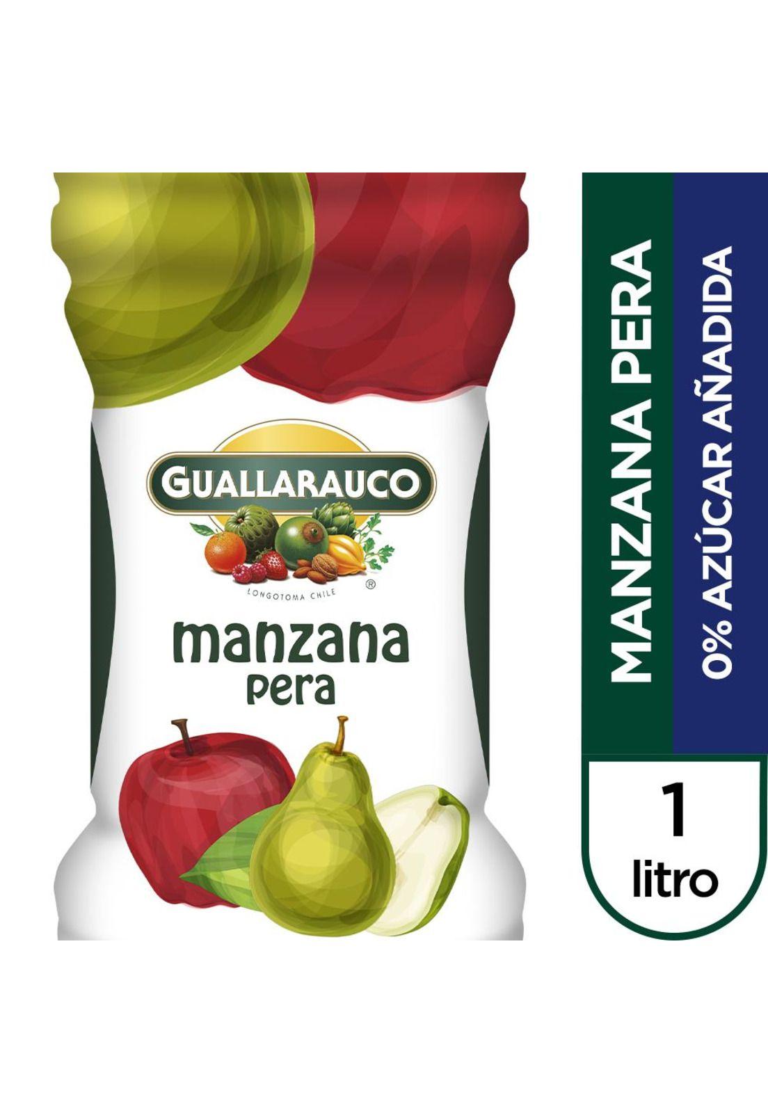 Guallarauco Jugo Manzana Pera Botella 1L-0
