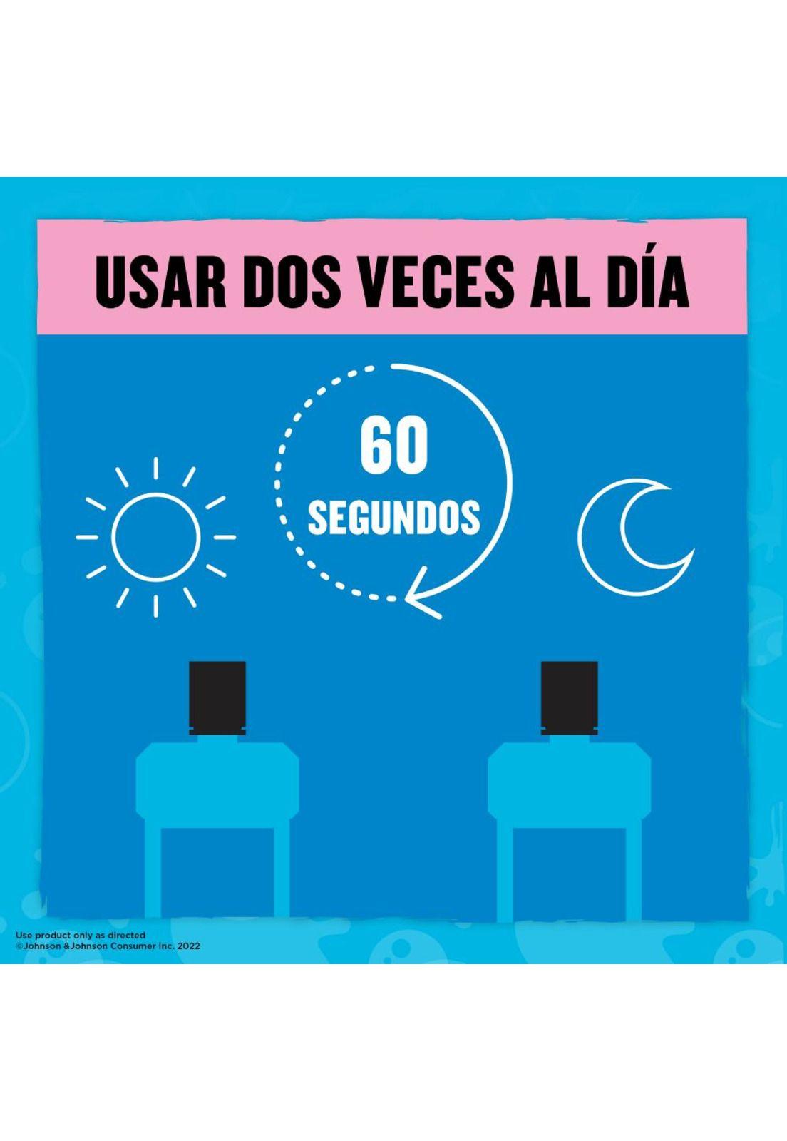 Enjuague bucal para niños Listerine® Smart Rinse® 500mL-3