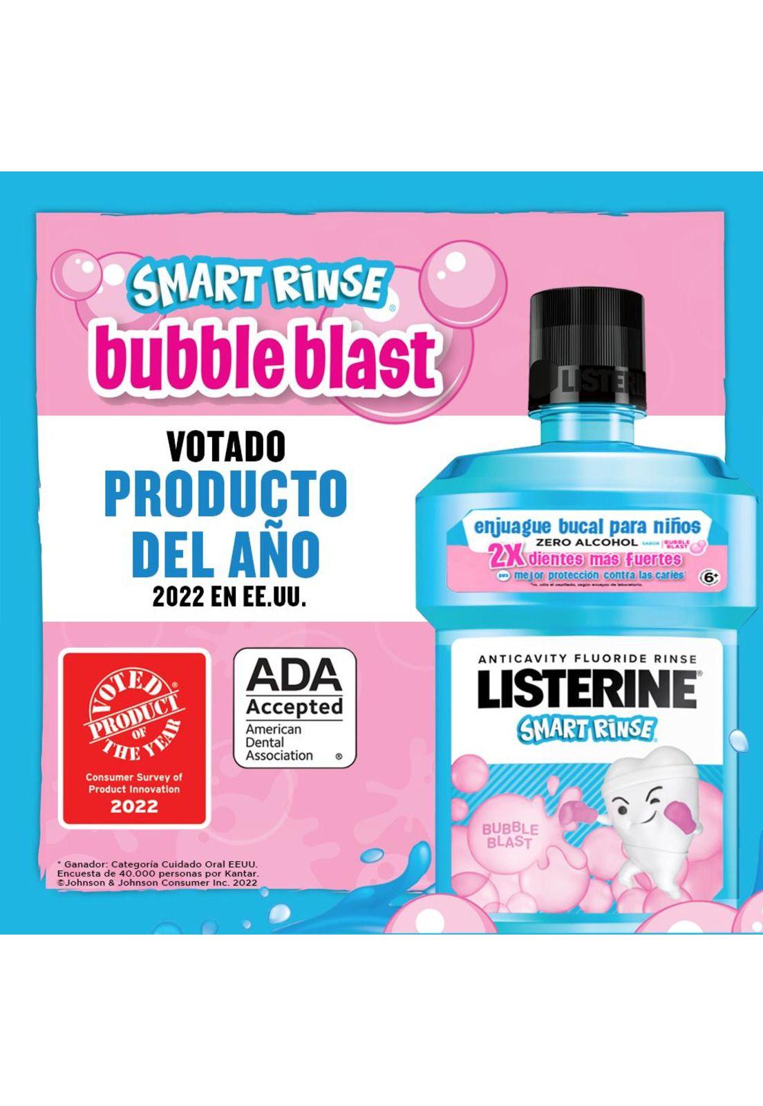 Enjuague bucal para niños Listerine® Smart Rinse® 500mL-4