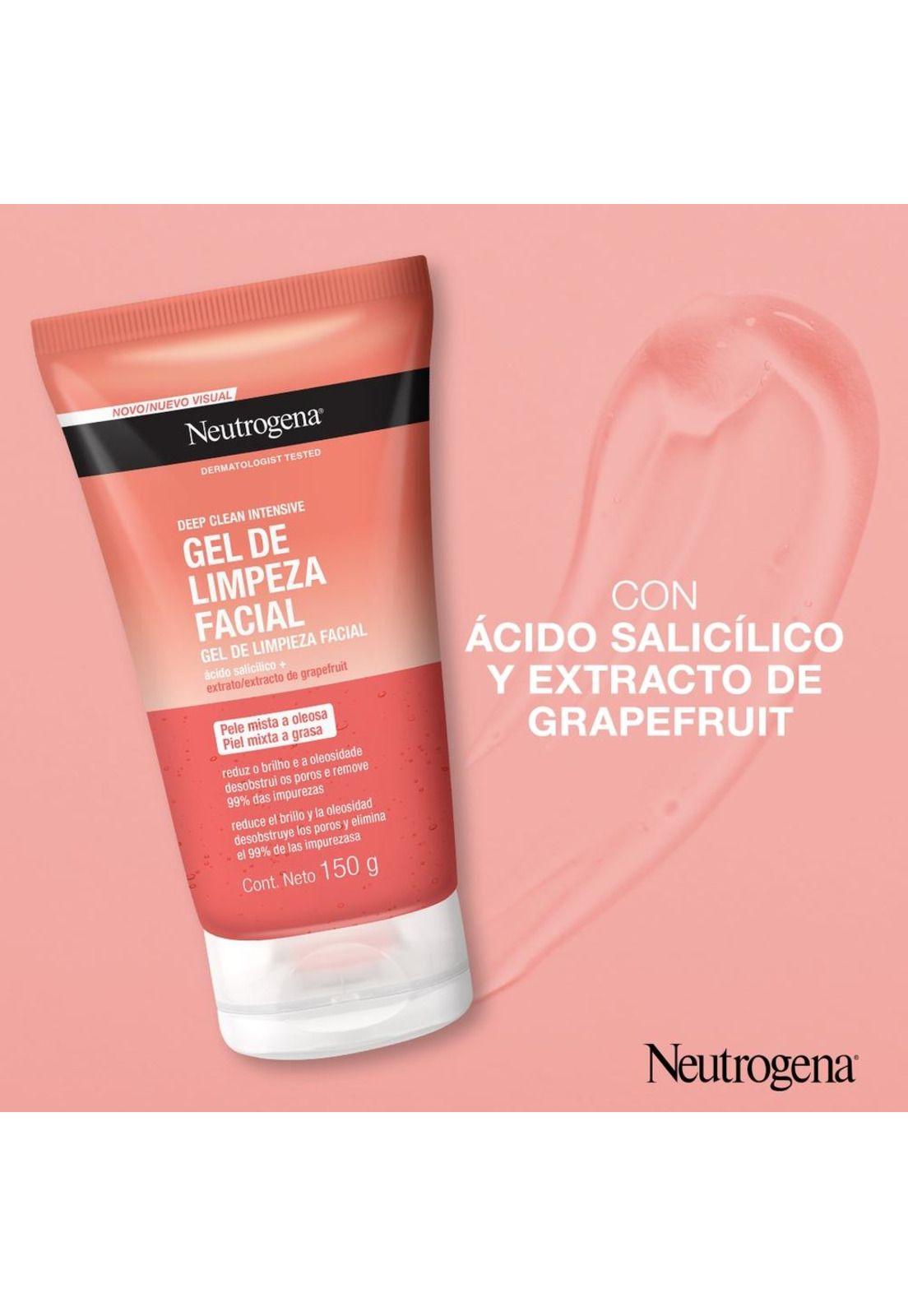 Gel De Limpieza Facial Neutrogena Deep Clean Grapefruit 150G-2