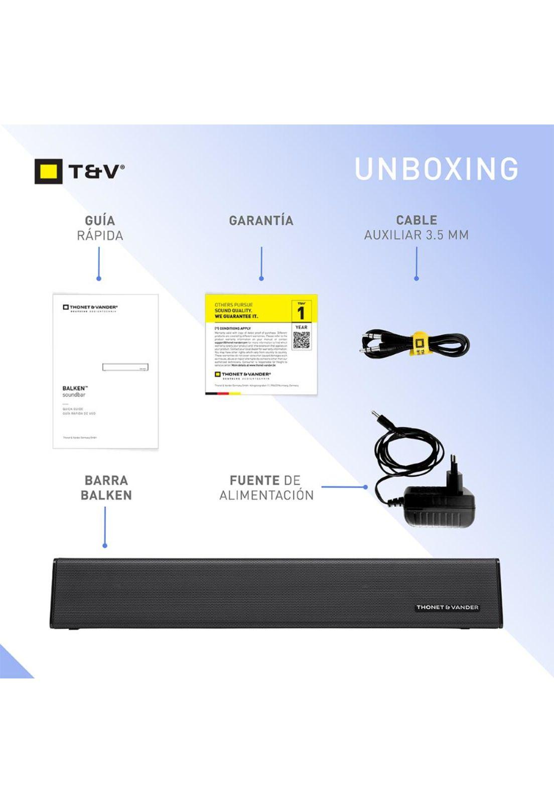Barra De Sonido Compacta Entrada Optica Bluetooth Tecno Tws-3