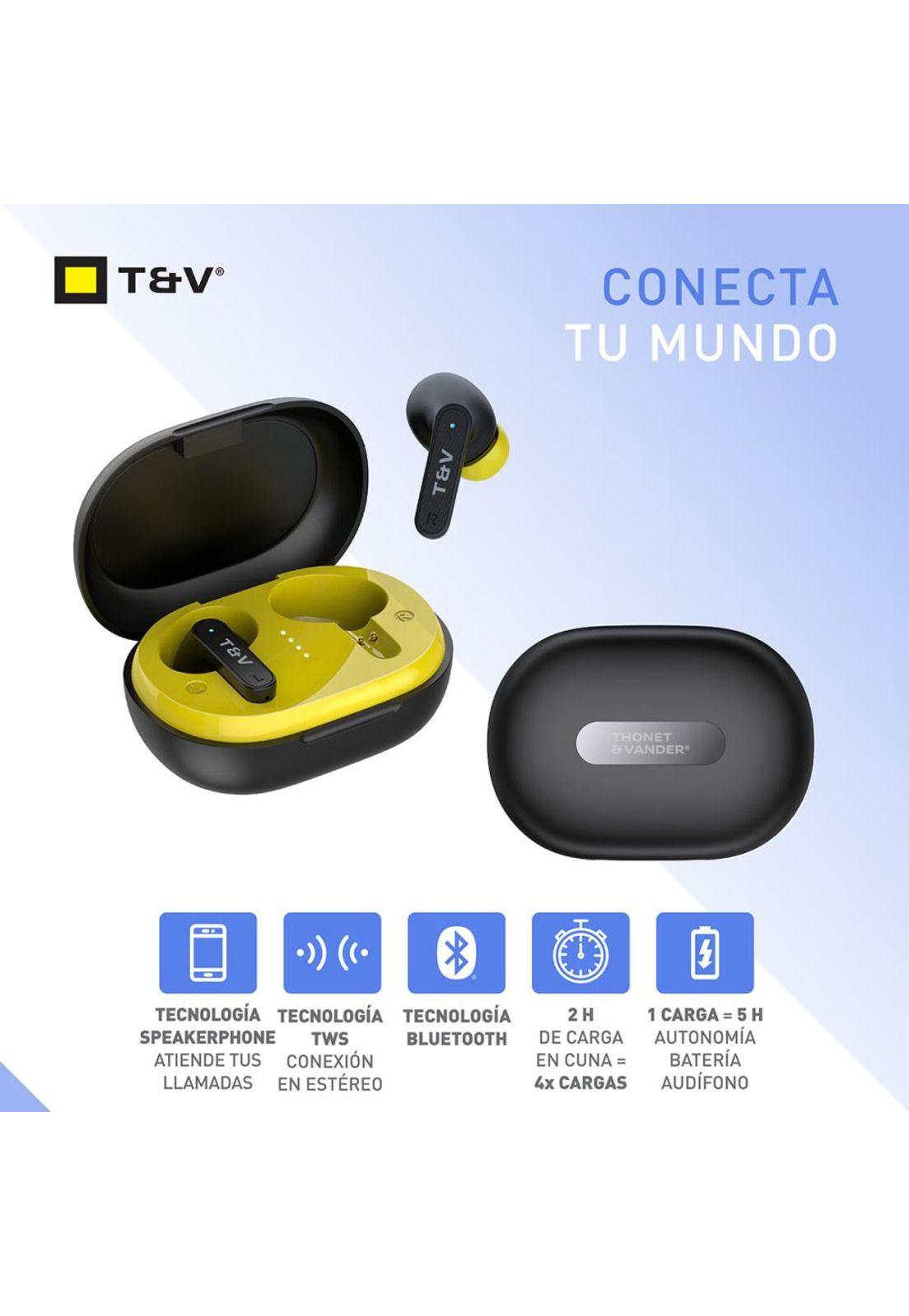 Audifono Bluetooth In Ear Ergonomicos Inalambricos Mic 5 Hs-7