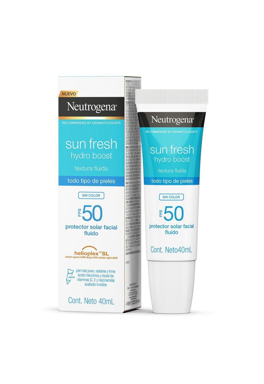 Crema Neutrogena Hydro Boost +Protector Solar Sunfresh Fps50-2