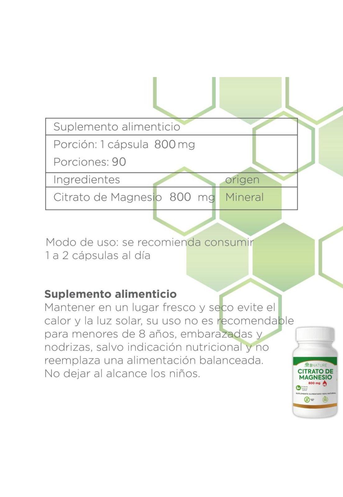 Pack Citrato de Magnesio 800 mg + Aloe Vera Gel 1L-7
