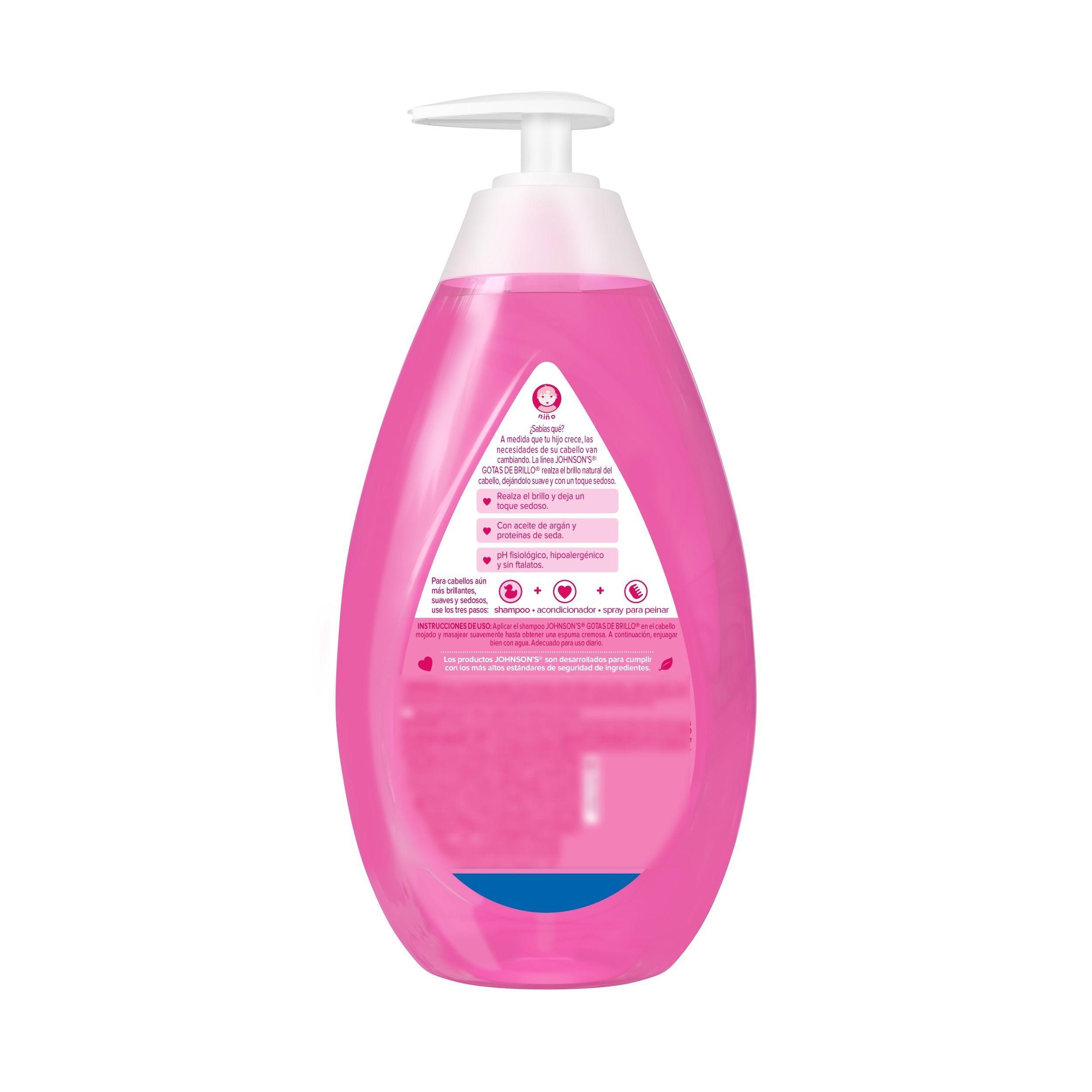 Shampoo para niños JOHNSON'S® GOTAS DE BRILLO® x 750 ml-2