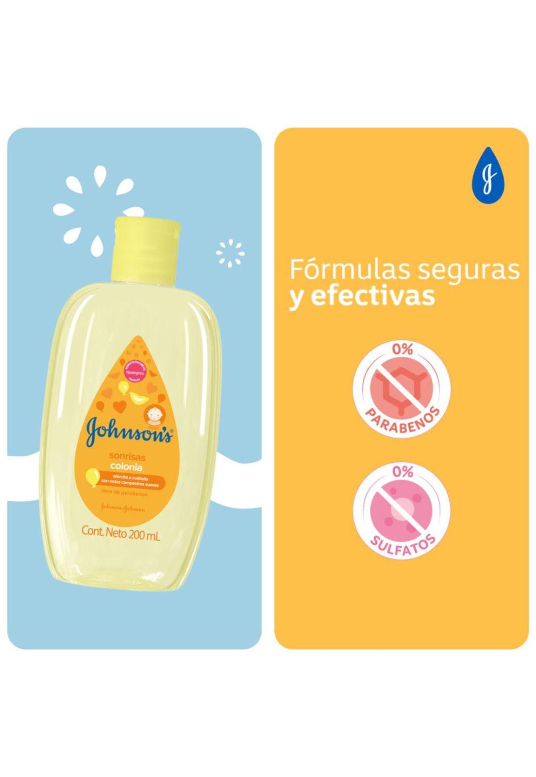 Colonia JOHNSON'S® Baby Sonrisas 200 ML-3