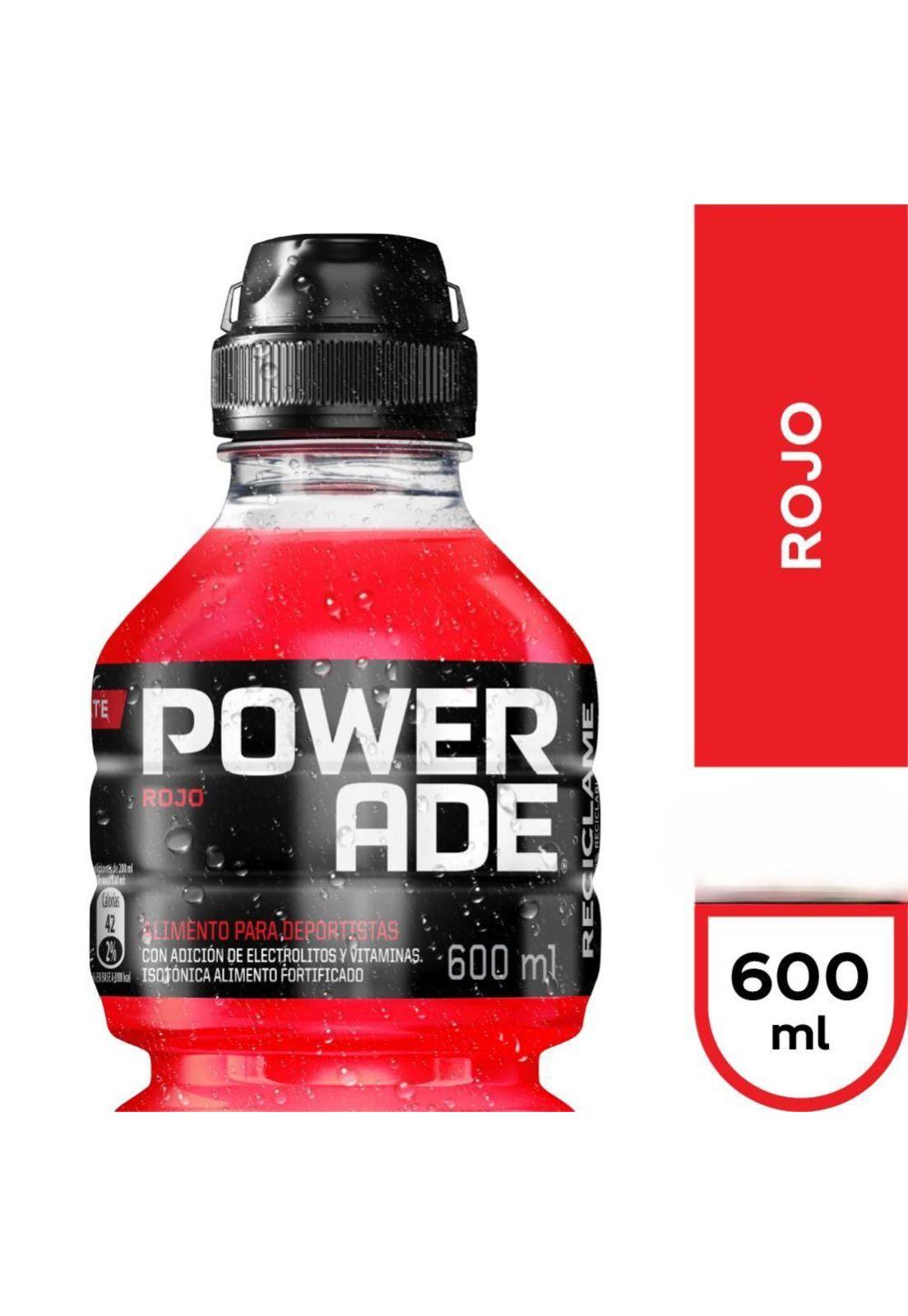 Isotónica Powerade Rojo Botella 600cc-1
