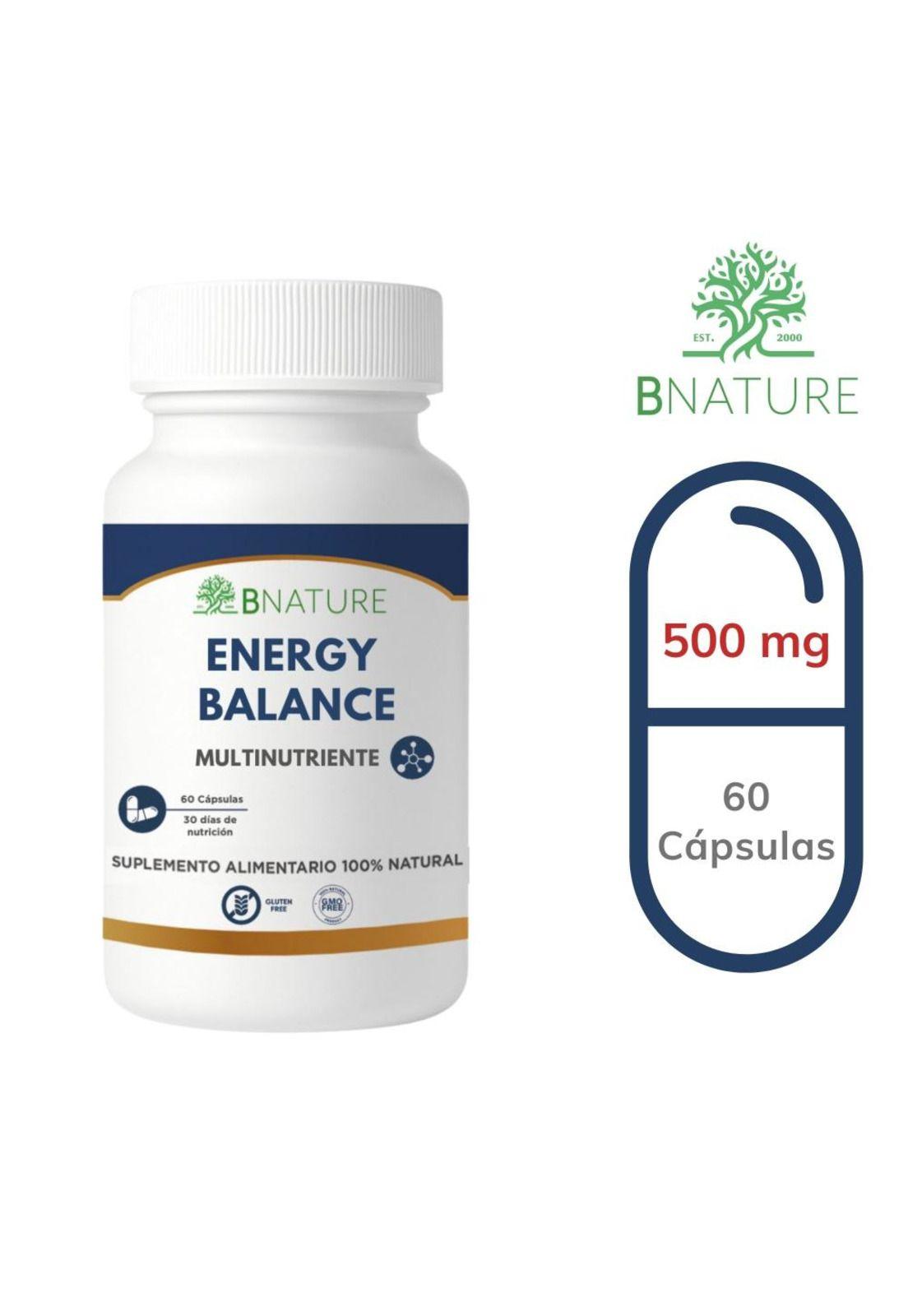 Energy Balance · B Complex · Magnesio · Biotina · 60 caps-5
