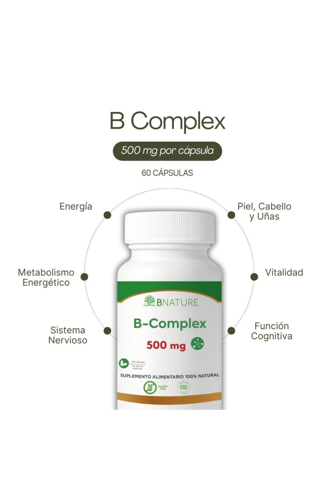 Pack x2 B Complex Vitamina B | Energía y Metabolismo 120 cap-5