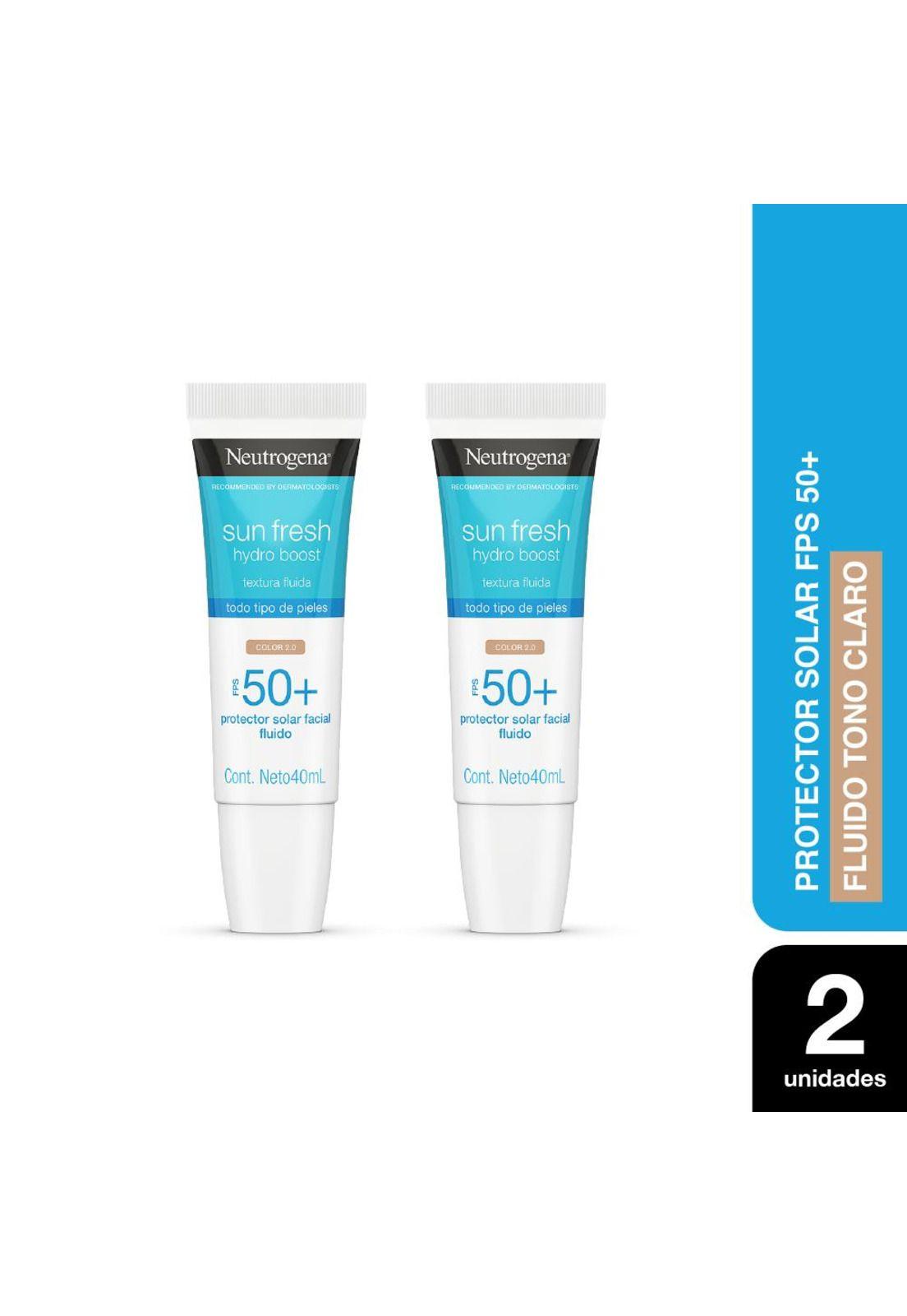 Pack Neutrogena Sun Fresh Hydro Boost Tono Claro Fps 50 40ml-0