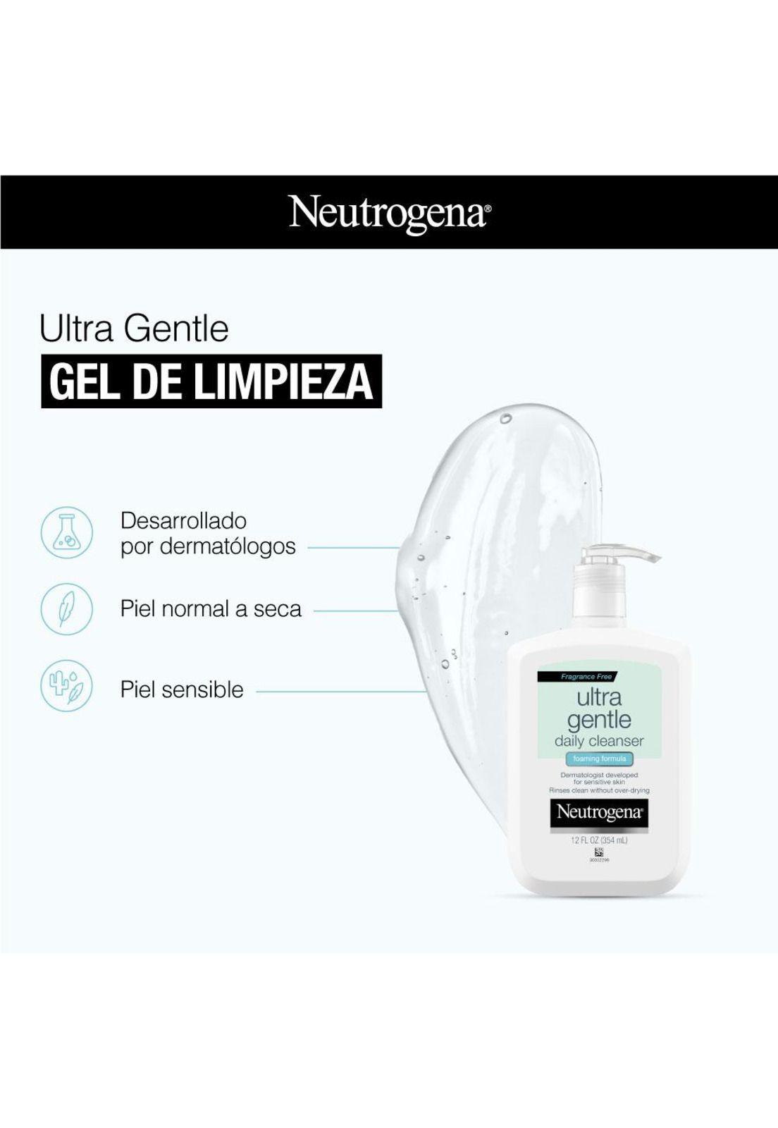 Gel de limpieza NEUTROGENA® Ultra Gentle 354 ml-2