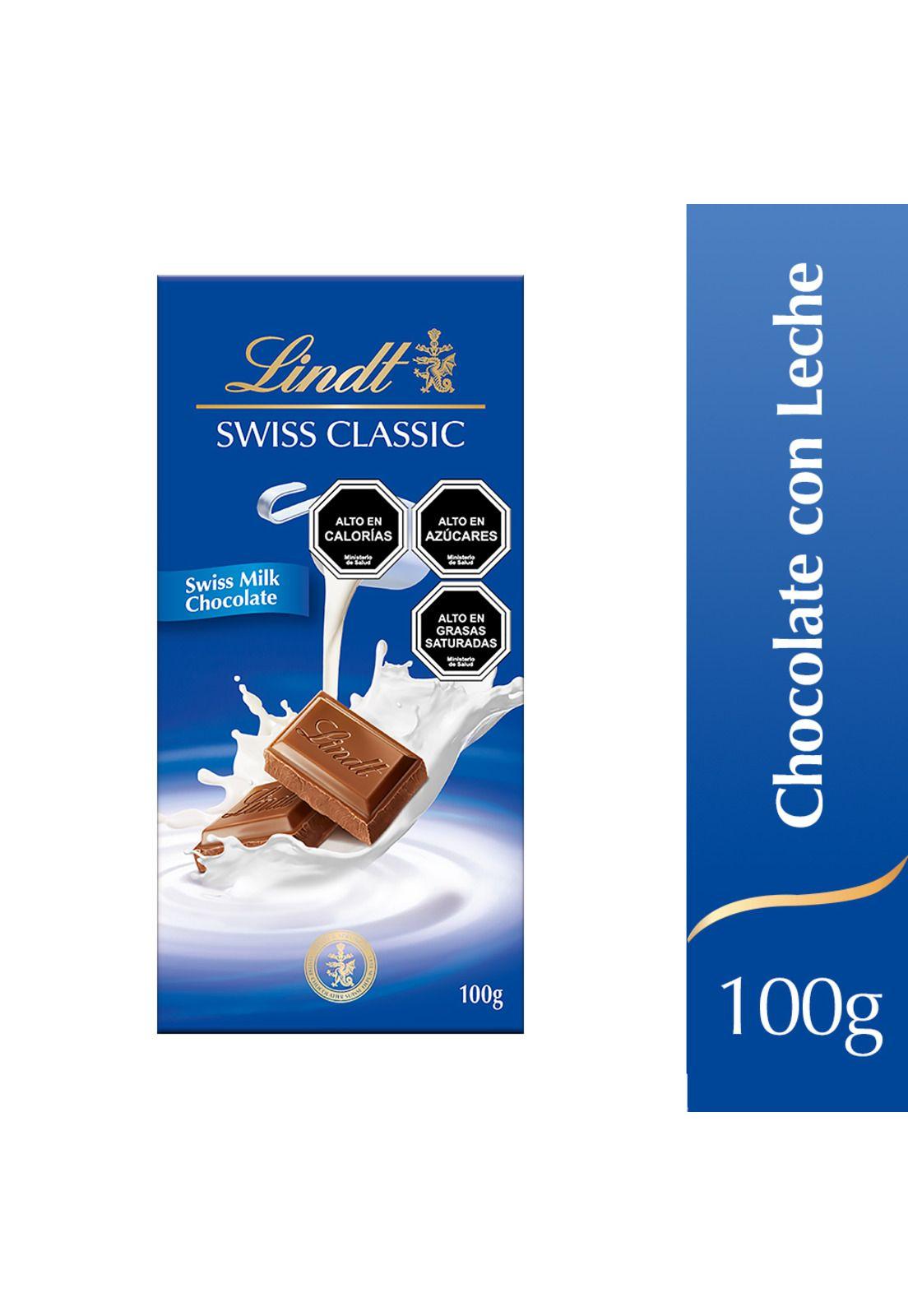 Chocolate Lindt Tableta Swiss Classic Leche 100G-0