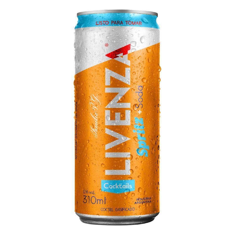 Cocktail Livenza Spritz & Soda 6 Latas de 310 cc-1