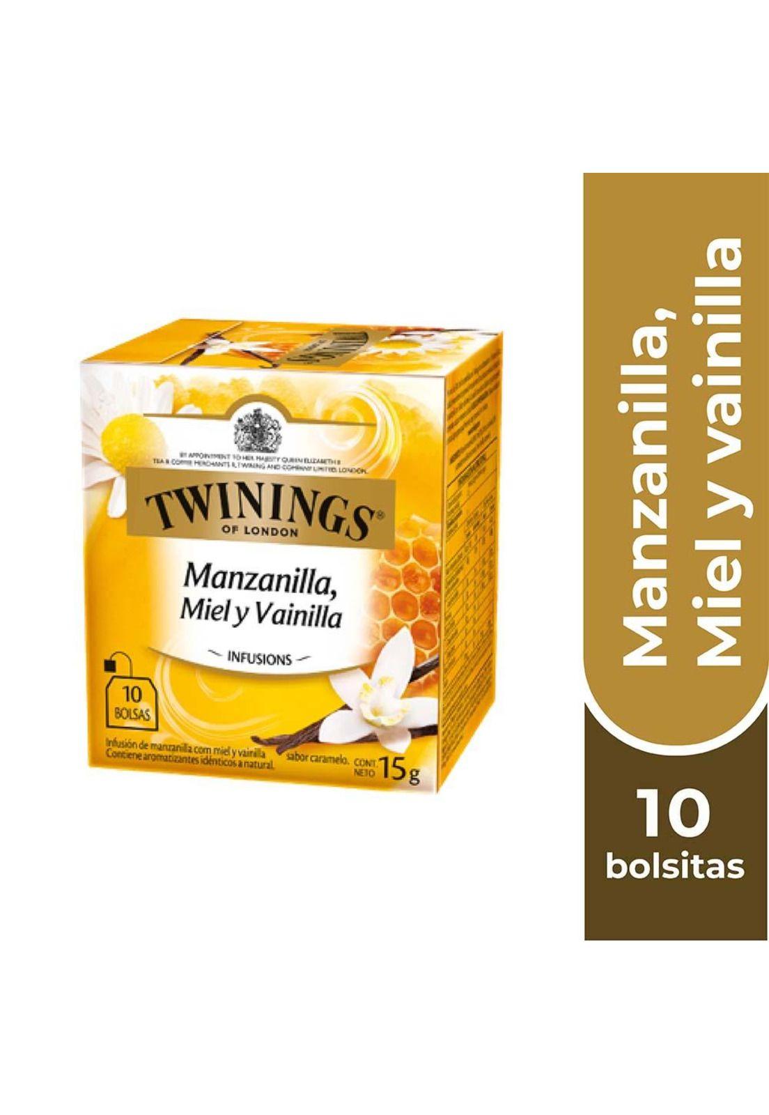 Twinings Té Manzanilla / Miel / Vainilla x 10 Bolsitas-0