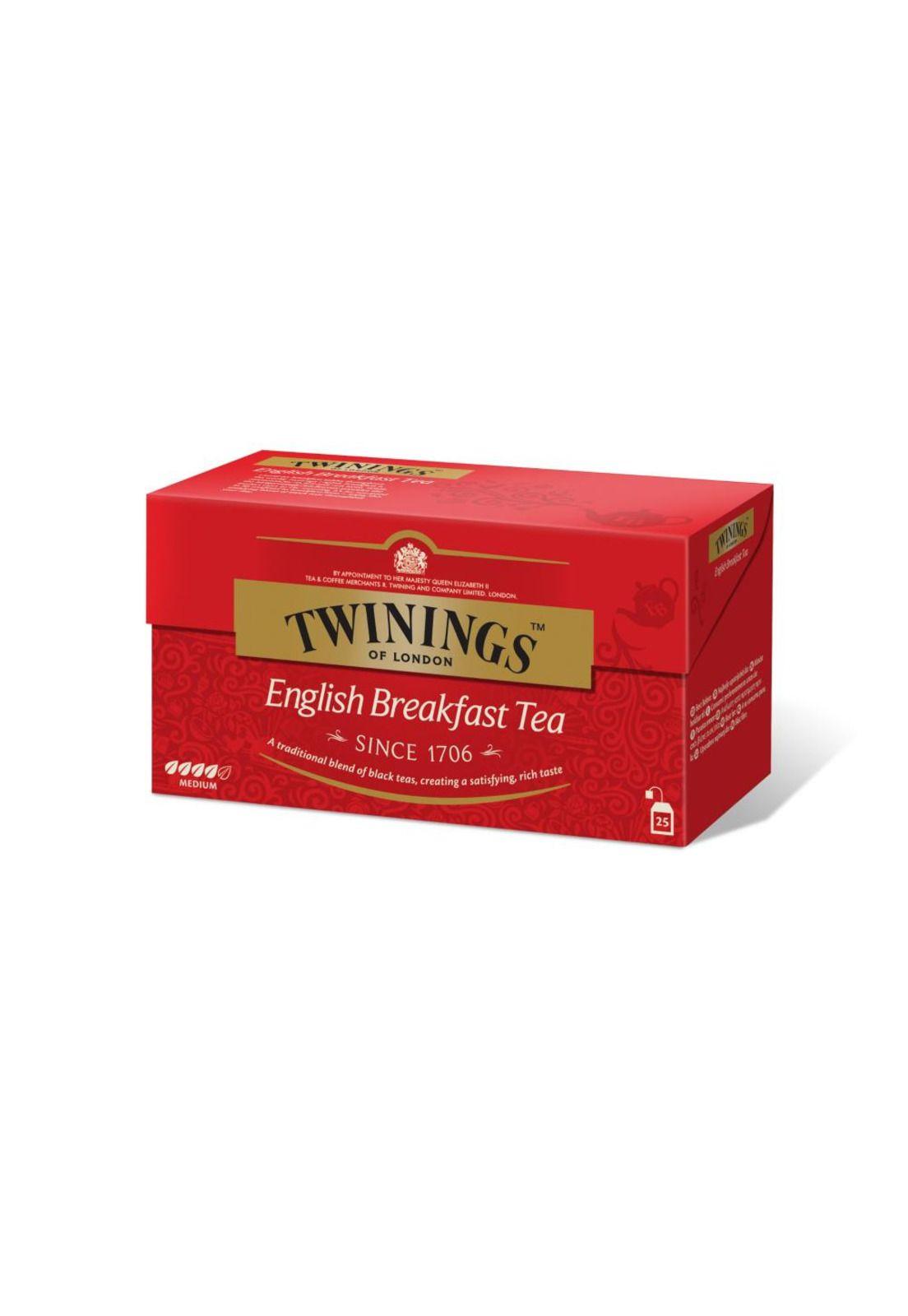 Twinings English Breakfast (etiqueta roia) x 25 Bolsitas-2