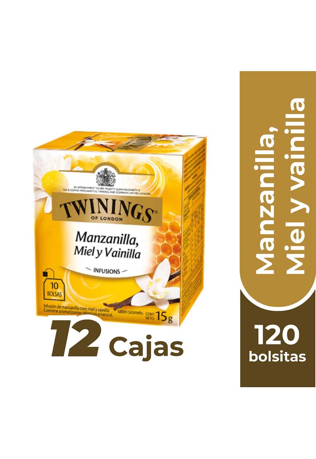 Twinings Té Manzanilla / Miel / Vainilla x120 Bolsitas-0
