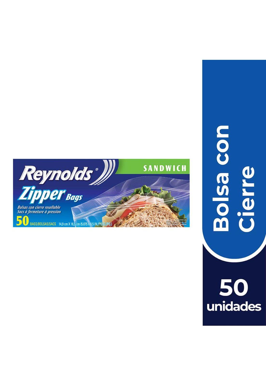 REYNOLDS Bolsa con Cierre para Sándwich x50 ( 14,9x16,5 cm)-0