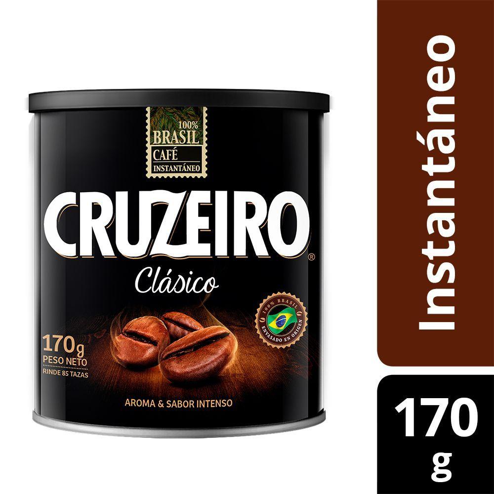 Cafe Clasico Instantáneo Cruzeiro Lata 170 gr-0