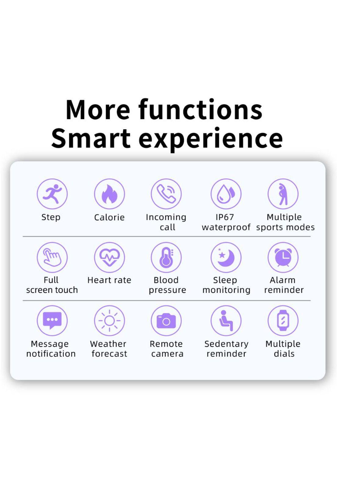 Smartwatch Zl02d Genérico Azul-4