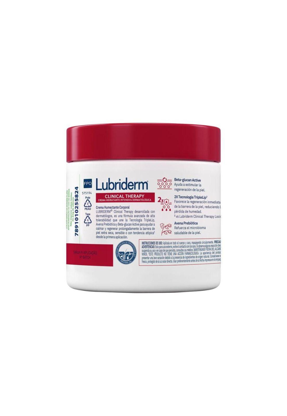 Crema Corporal LUBRIDERM Clinical Therapy Tarro 450 g-2