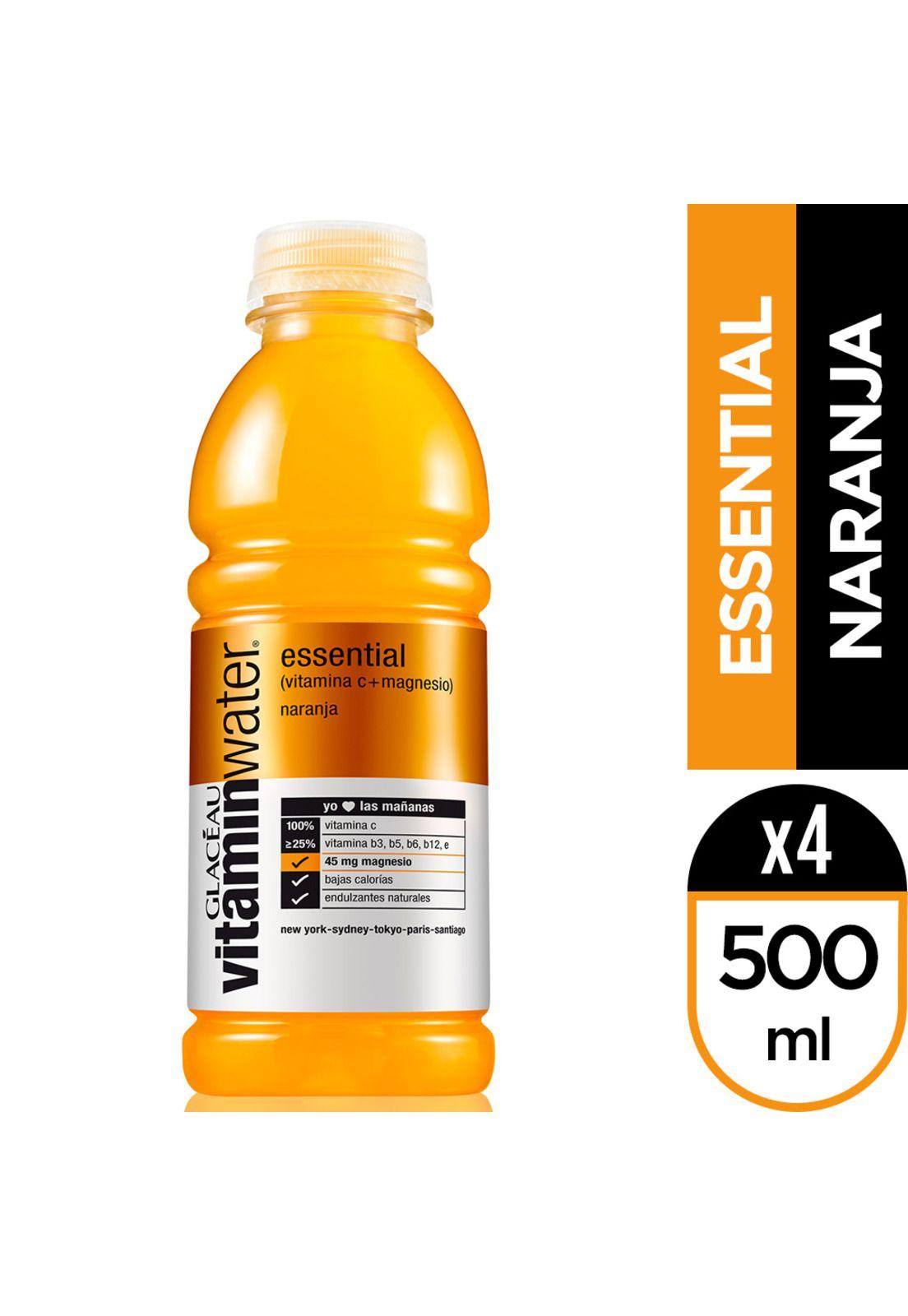 Glaceau Vitaminwater Essential Botella 500cc x 4-0