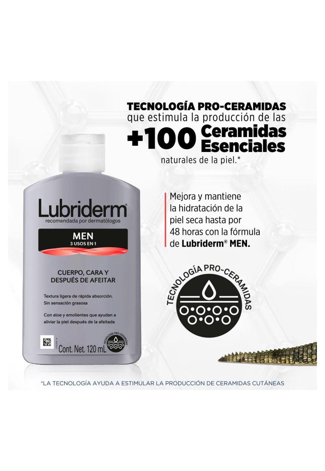 Crema Corporal LUBRIDERM® Men 120 ml-5