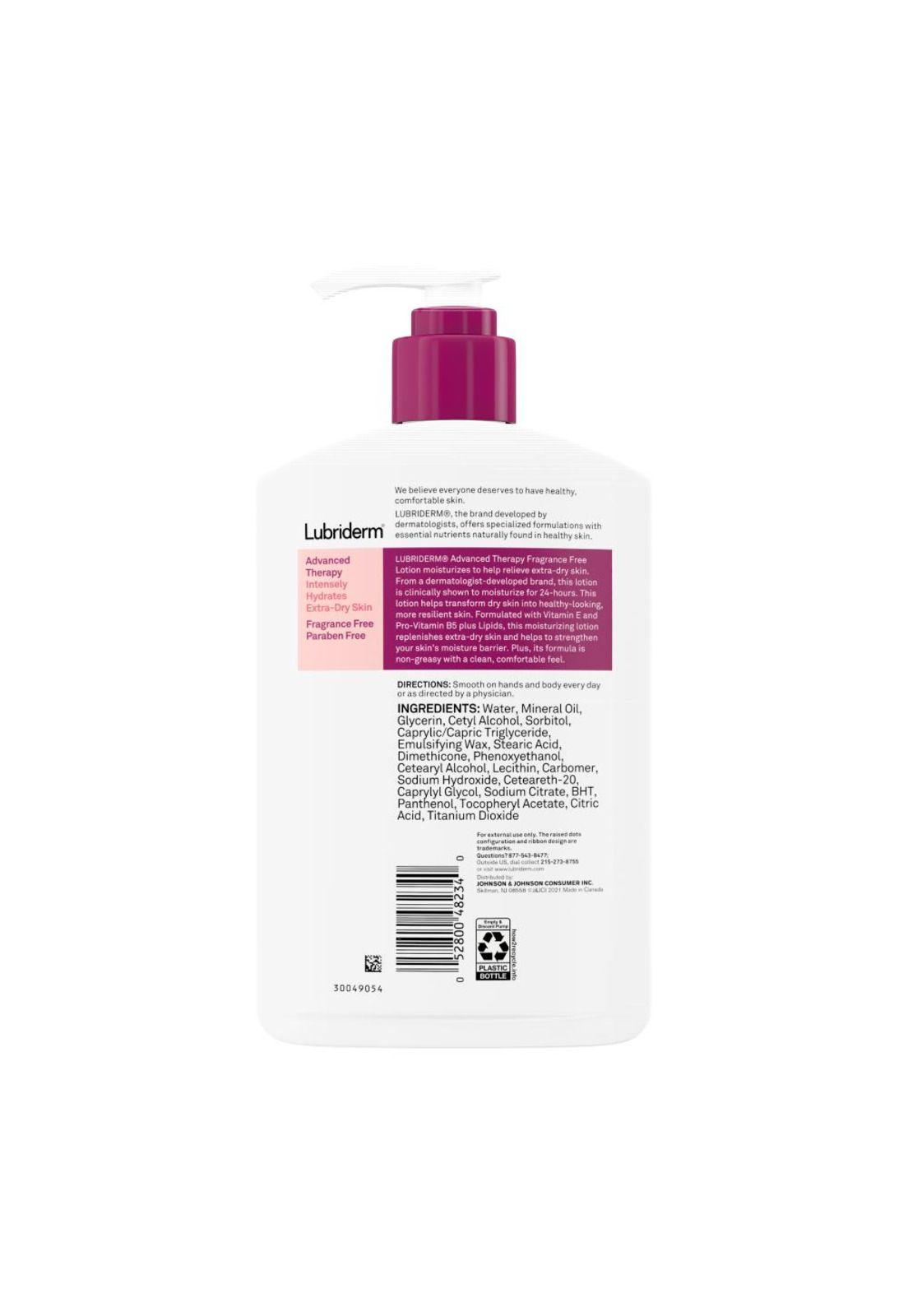 Crema corporal LUBRIDERM advanced therapy x 473 ml-2