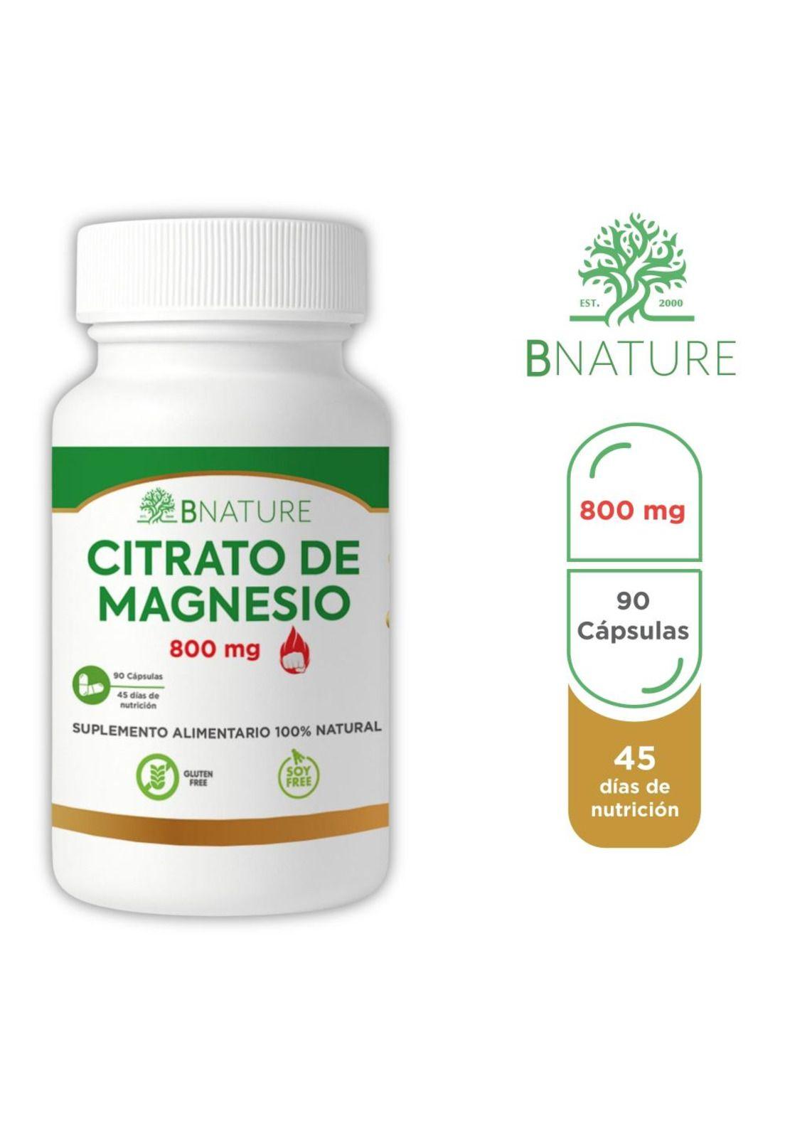 Citrato Magnesio 800mg | Pack 3 frascos de 90 cápsulas-6