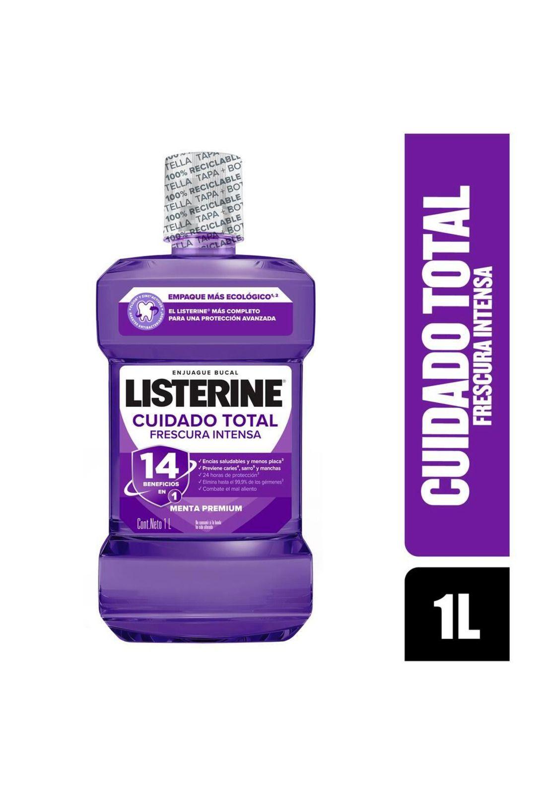 Enjuague bucal LISTERINE® Cuidado Total Con Alcohol 1 L-0