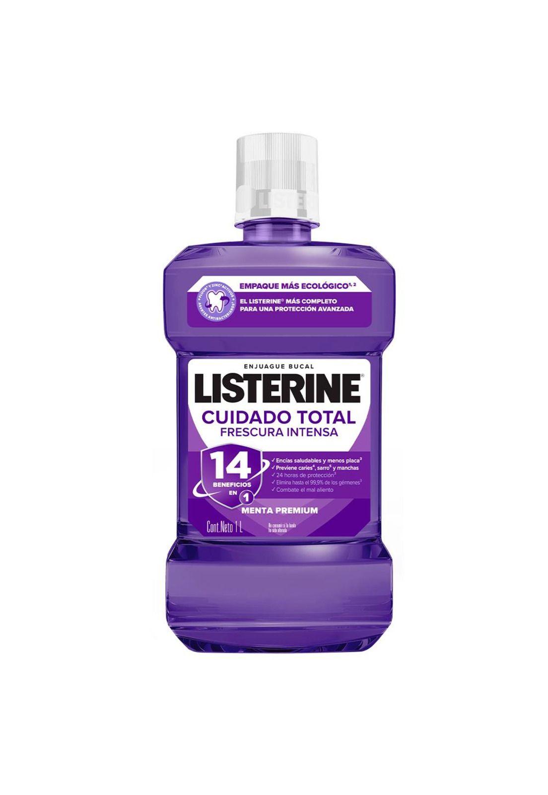Enjuague bucal LISTERINE® Cuidado Total Con Alcohol 1 L-1