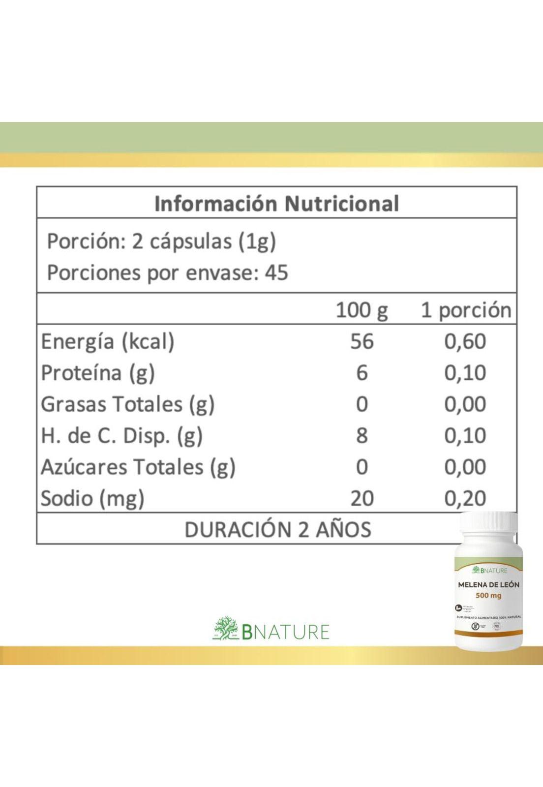 Pack x2 Melena de Leon 500mg | Memoria y Concentración-5