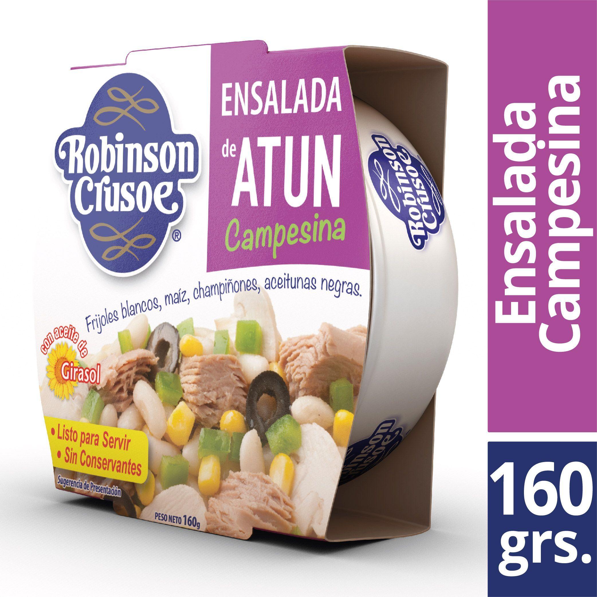 Ensalada De Atún Campesina Robinson Crusoe 160 CC-0