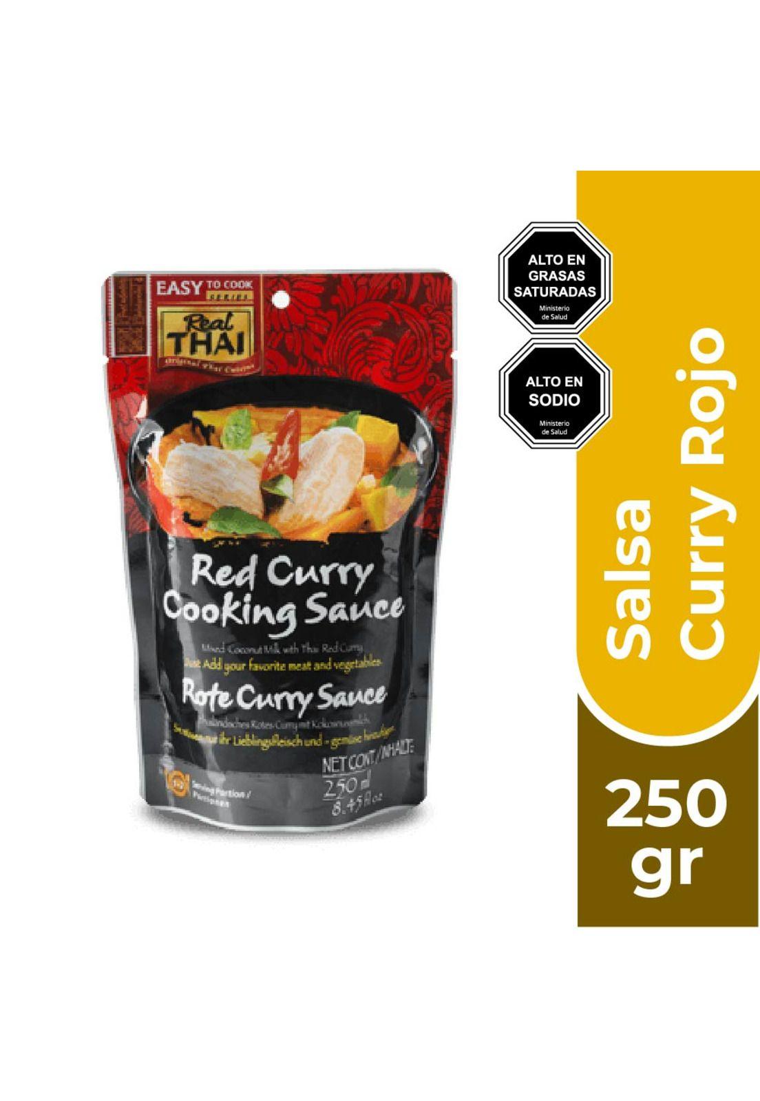 Real Thai Salsa Curry Rojo 250 GR-0