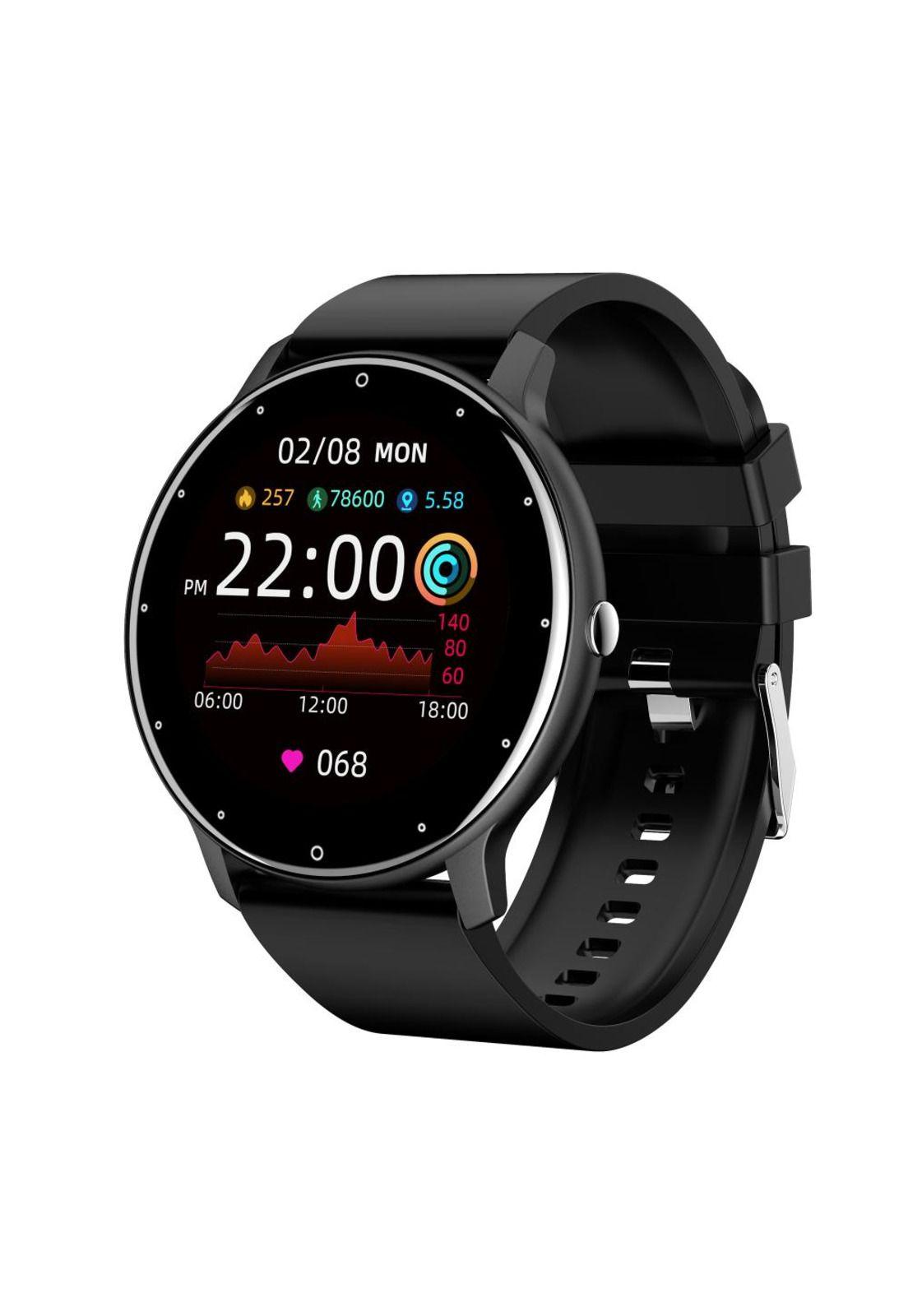 Smartwatch Zl02d Genérico Negro-0