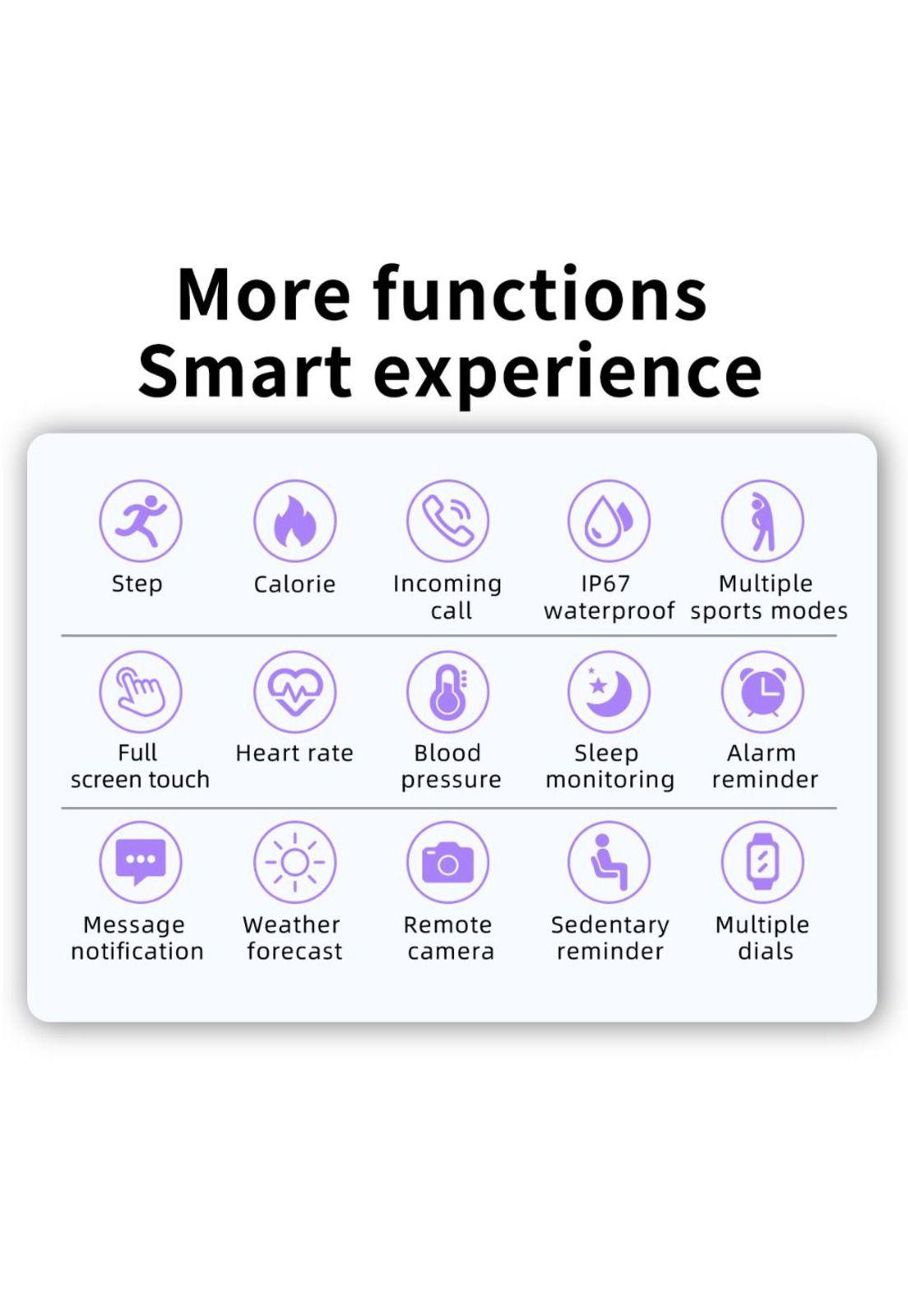 Smartwatch Zl02d Genérico Negro-5